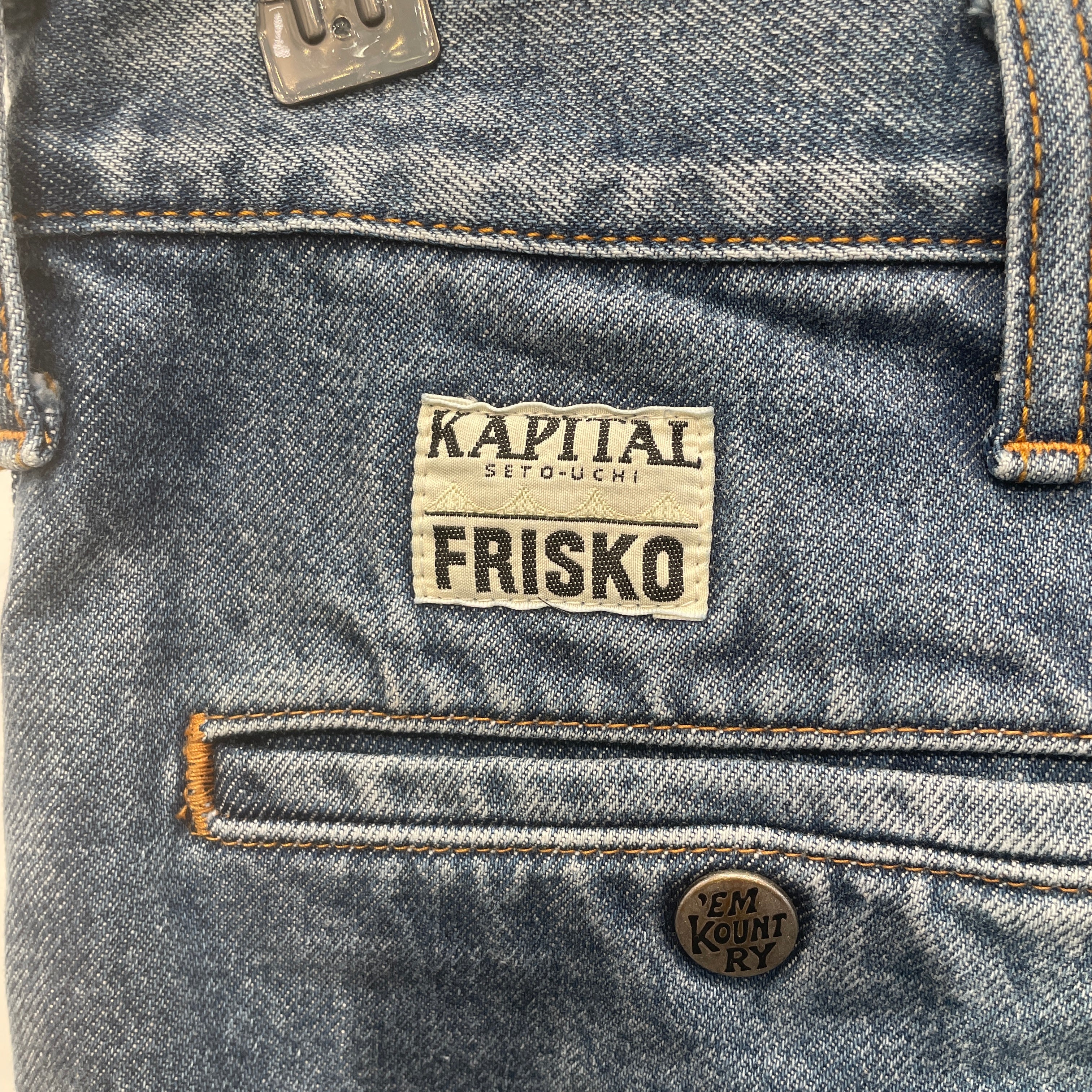 KAPITAL/Bootcut Pants/FRISKO PATCH view 3