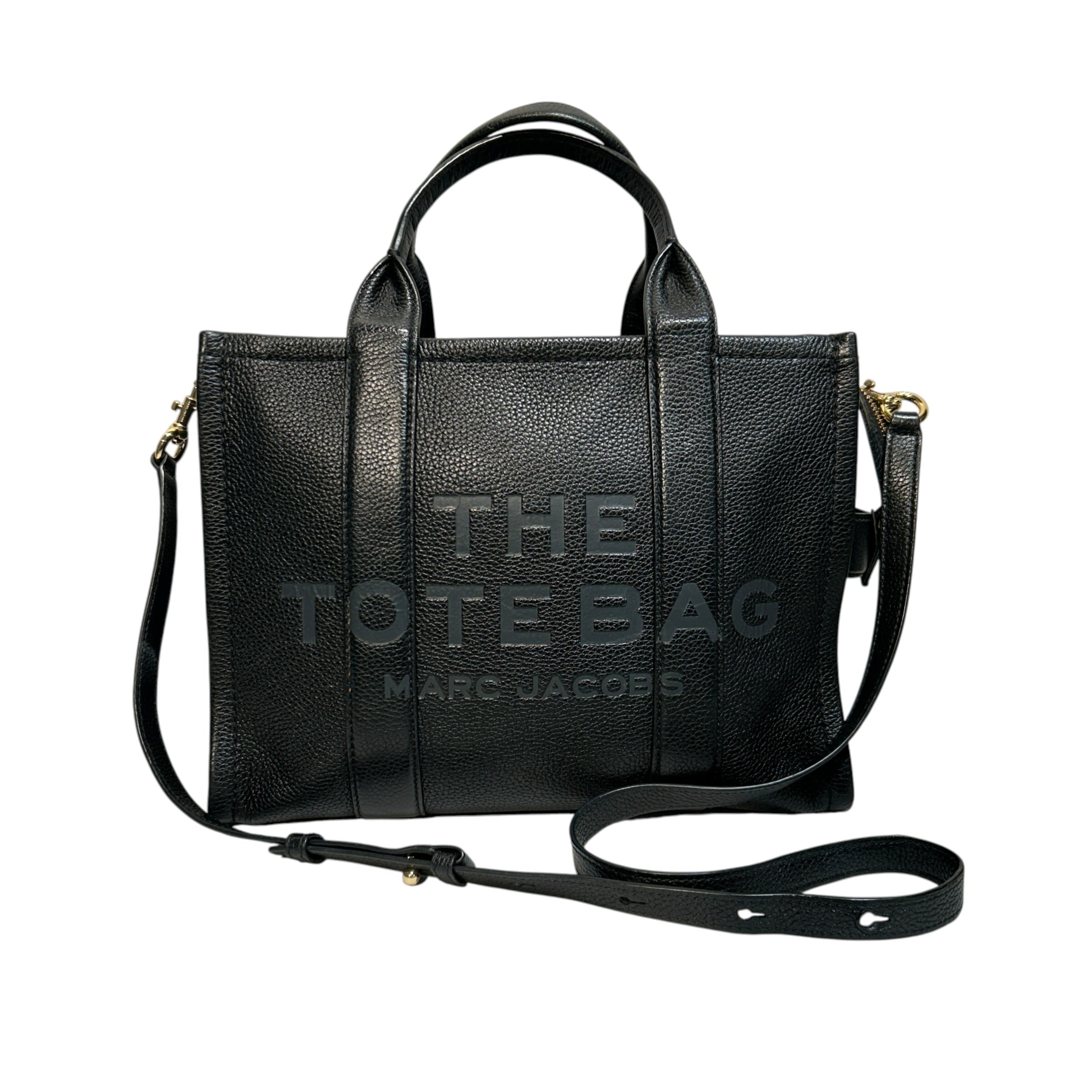 MARC BY MARC JACOBS/Tote Bag/Leather/BLK/THE TOTE BAG LEATHER GRAIN view 1