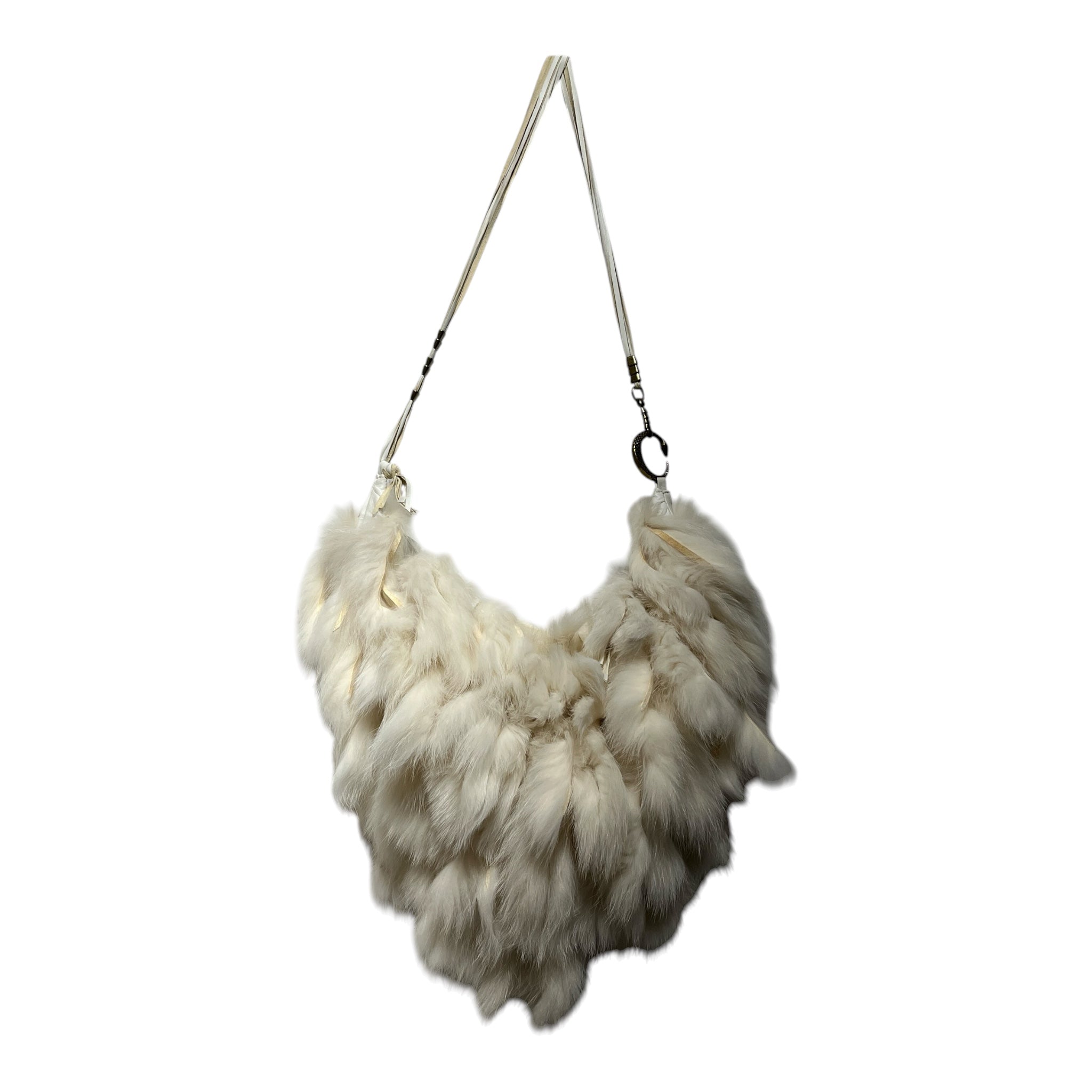 roberto cavalli/Bag/Fur/WHT/FOX FUR view 1