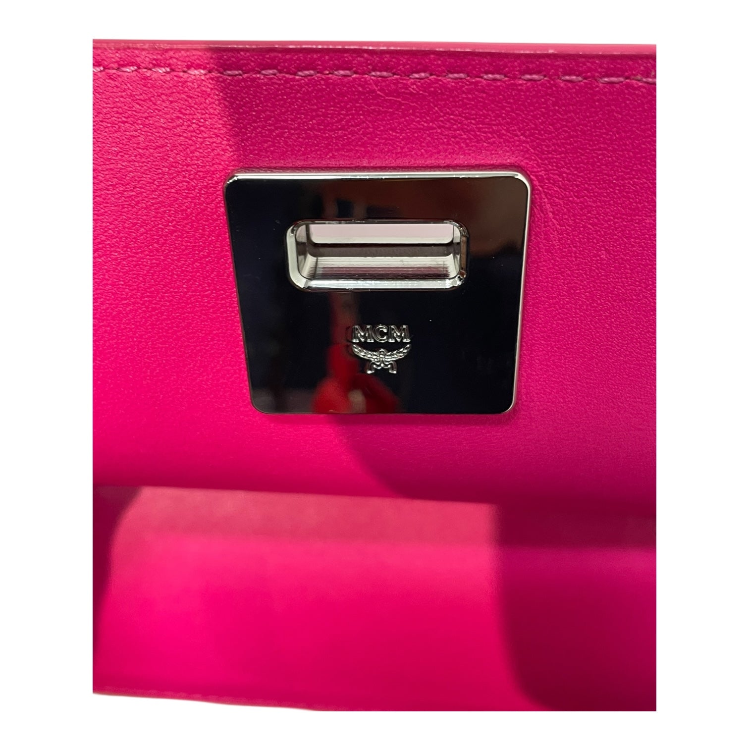 MCM/Cross Body Bag/OS/Leather/PNK/MCM Milla Grained Leather view 6