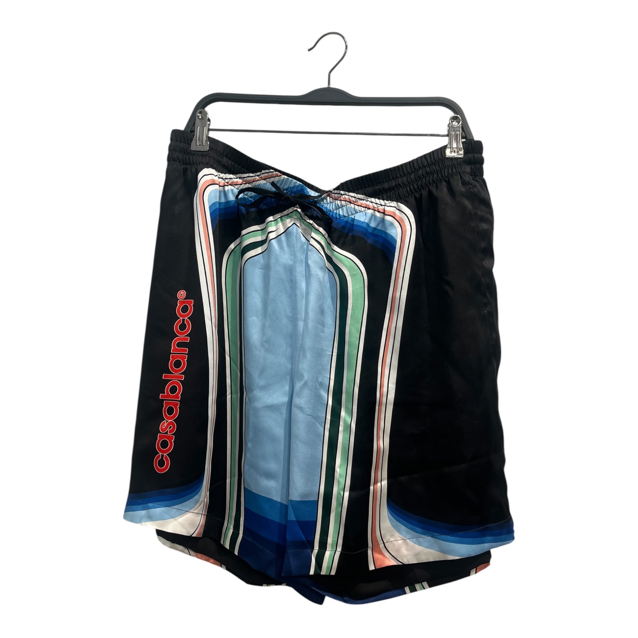 CASABLANCA/Shorts/XXL/Silk/BLK/RAINOW CROTCH view 1