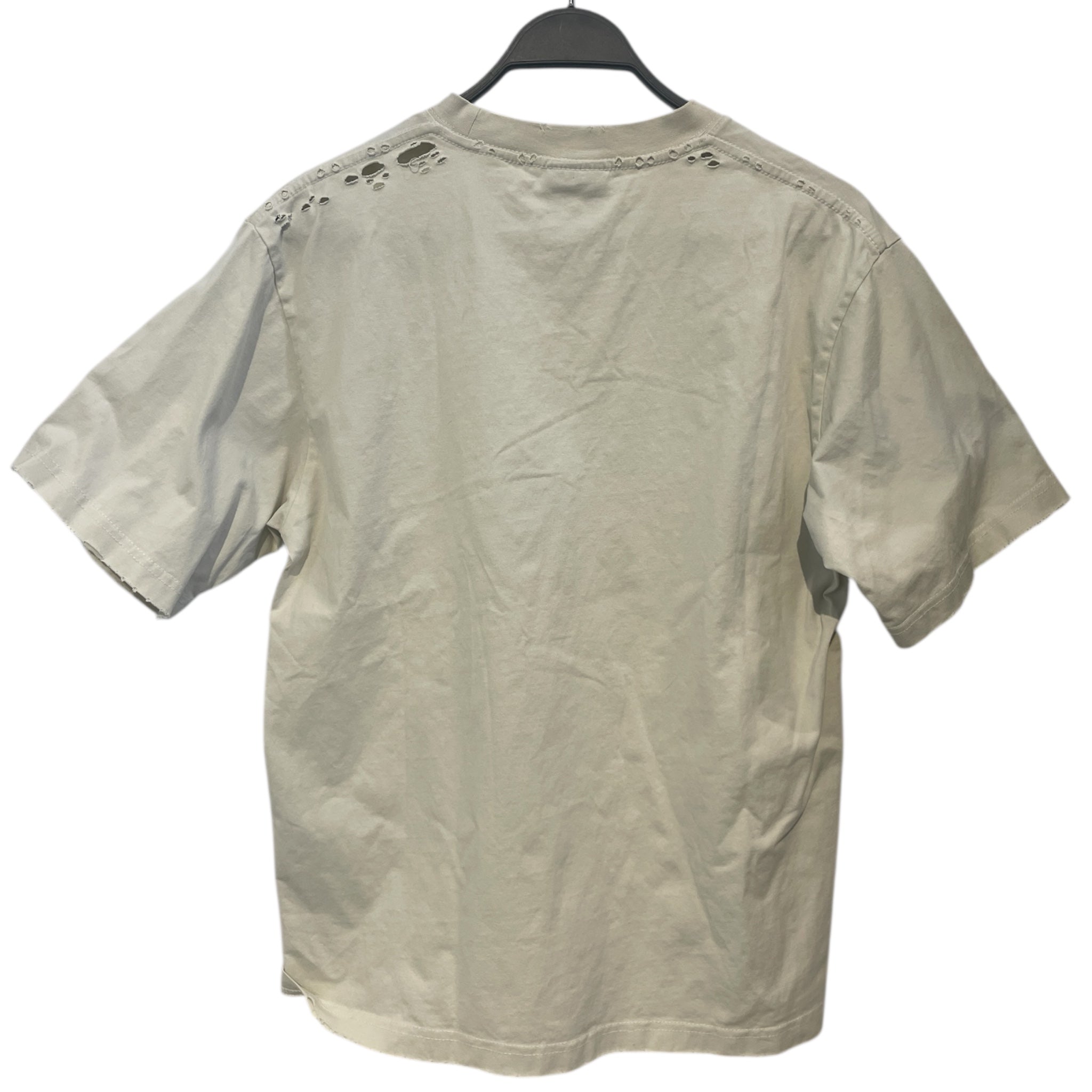 BALENCIAGA/T-Shirt/M/Cotton/BEG/High Neck/Graphic/BALENCIAGA NOT BEEN DONE TEE view 2