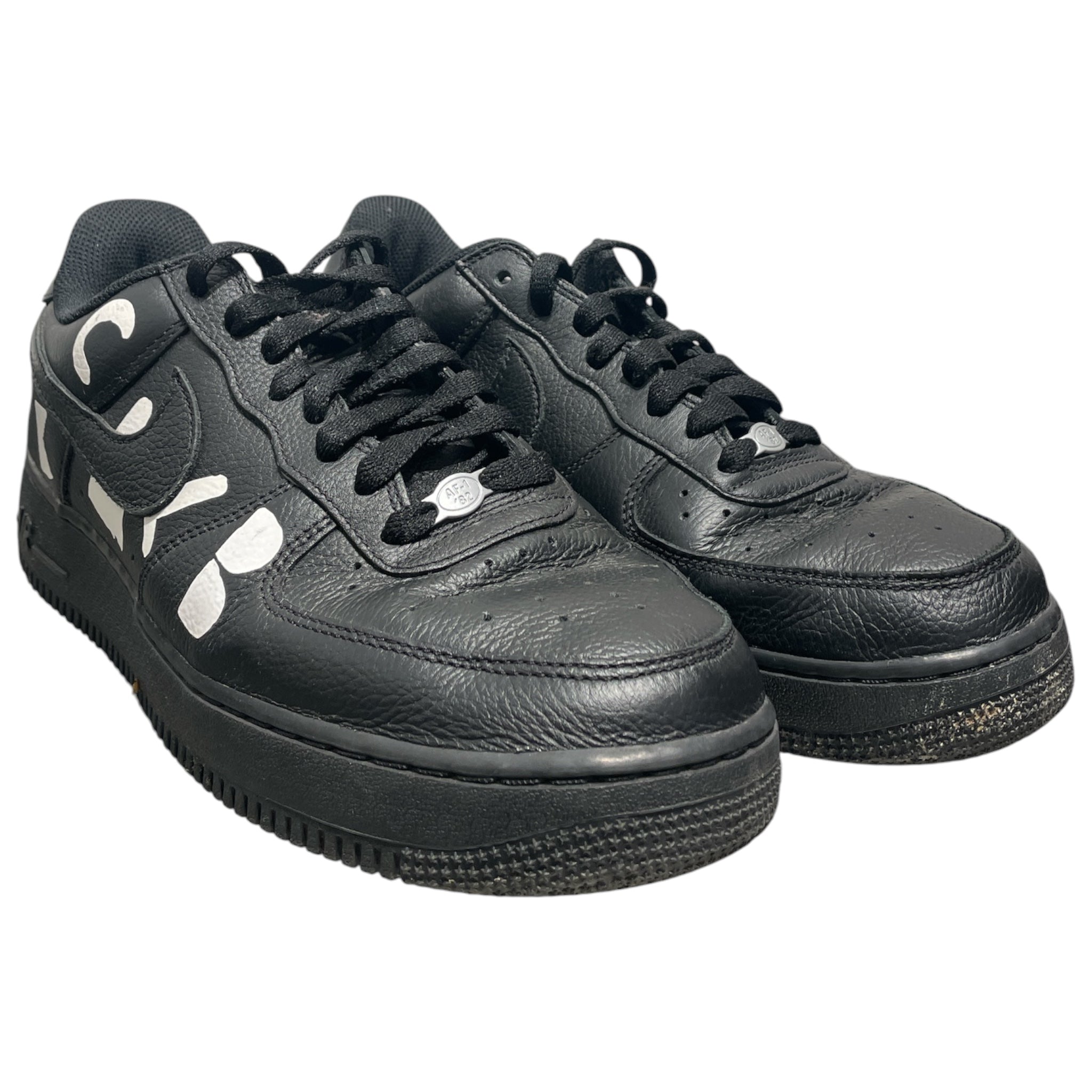 NIKE/COMME des GARCONS/Low-Sneakers/US 10.5/Leather/BLK/Air Force 1 Low Retro Sp view 1