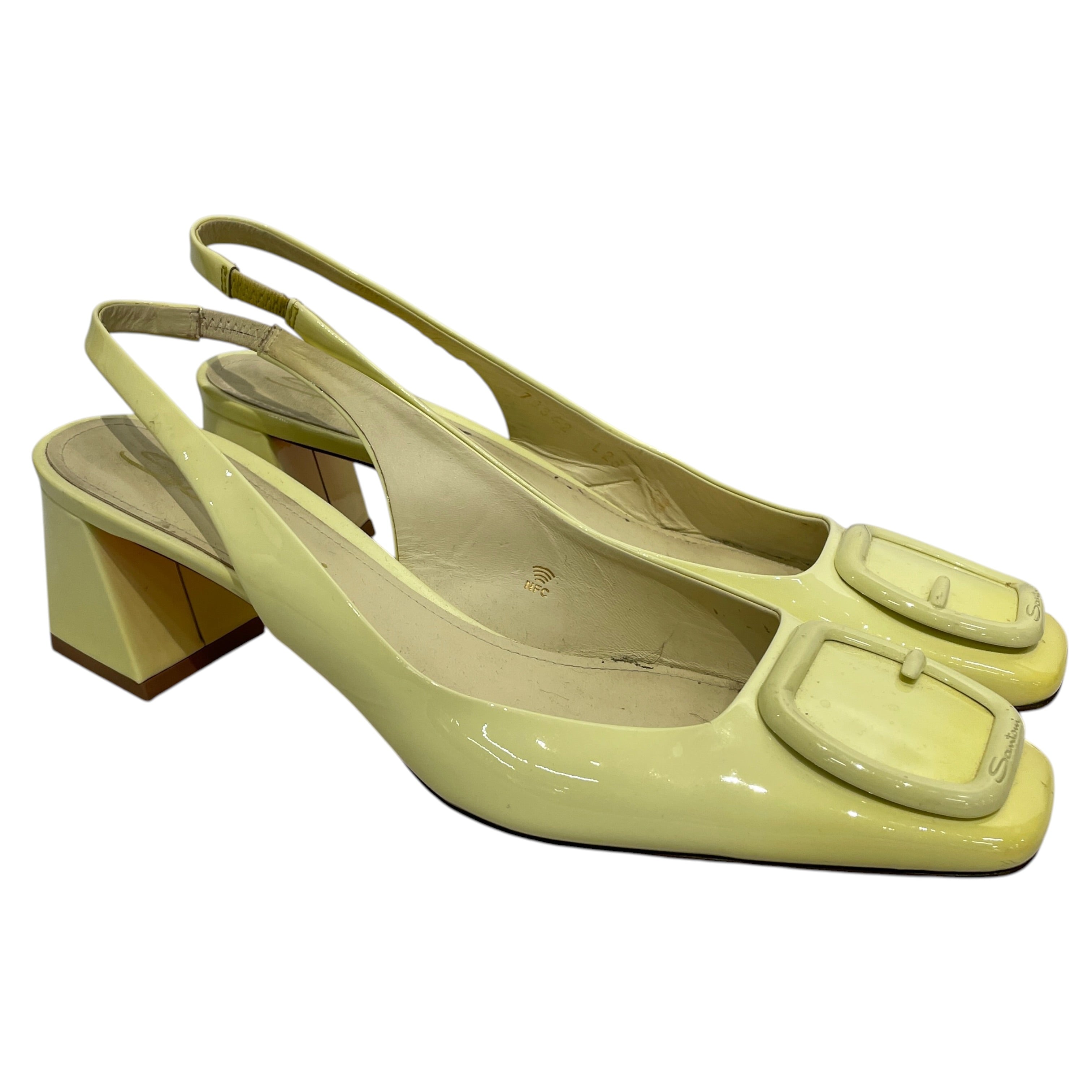 Santoni/Heels/UK 5/Leather/YEL/ view 1