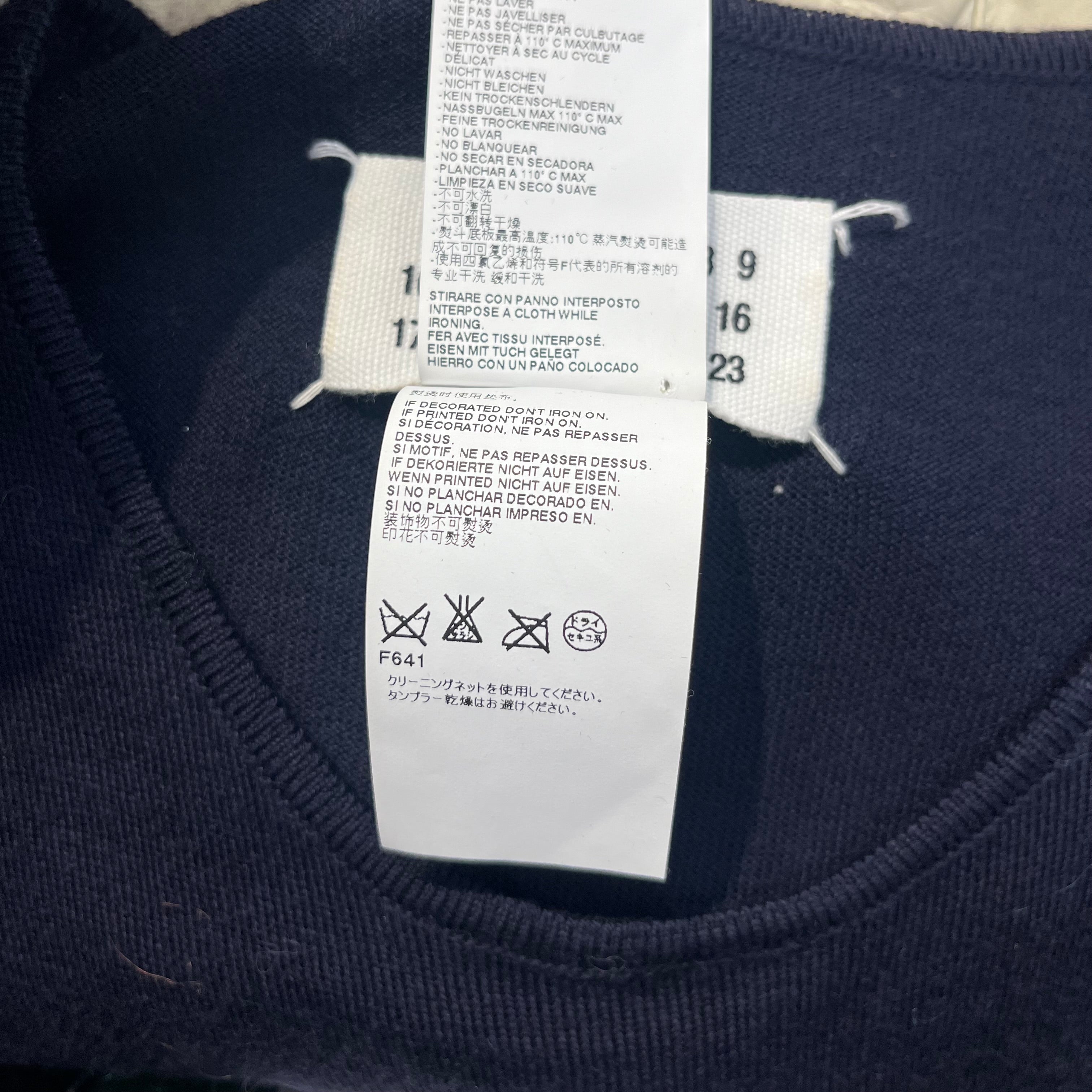 Maison Margiela/LS Dress/1/Wool/BLU/ribbed dress view 5