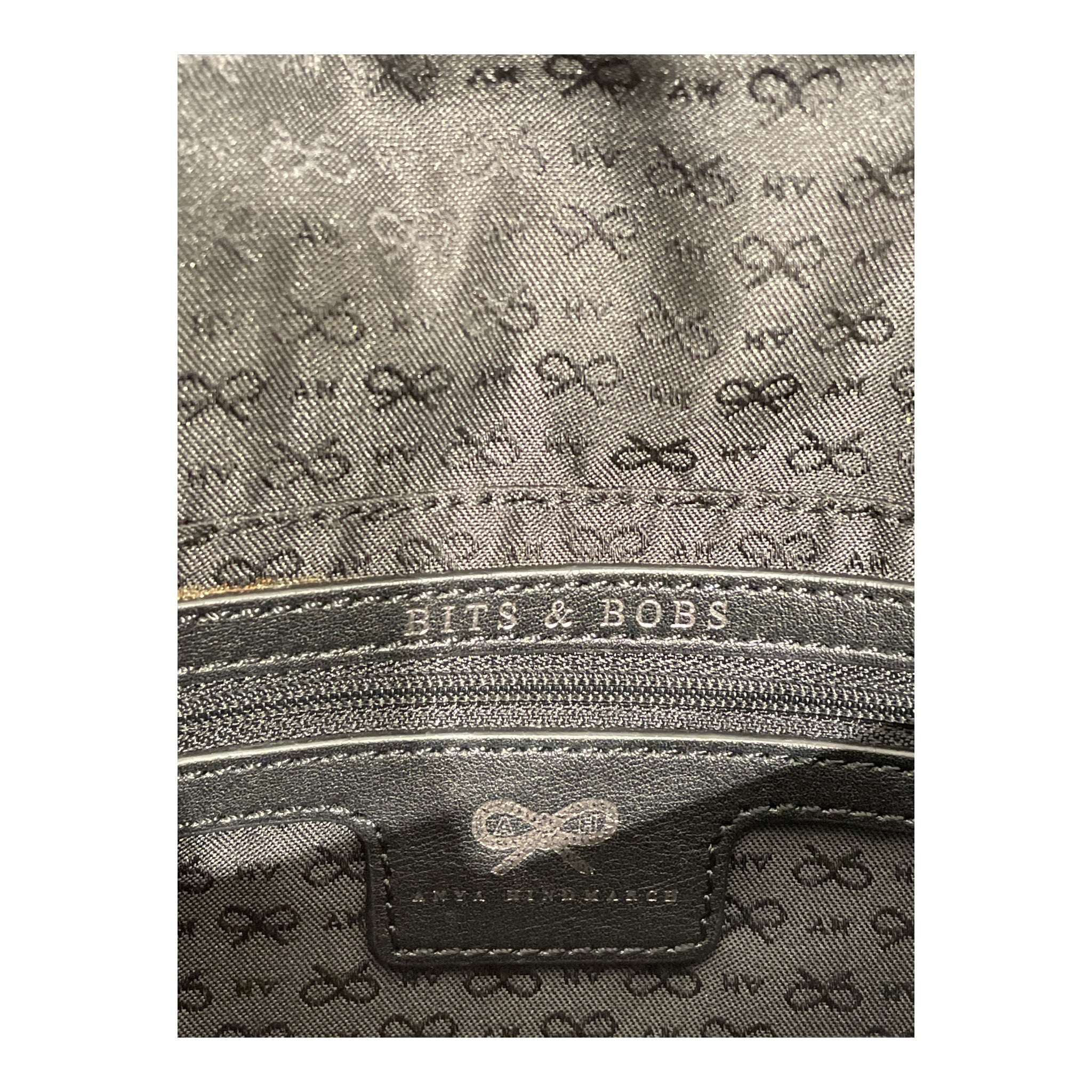 ANYA HINDMARCH/Cross Body Bag/Leather/BLK/Bits n Bobs Crossbody Bag view 3