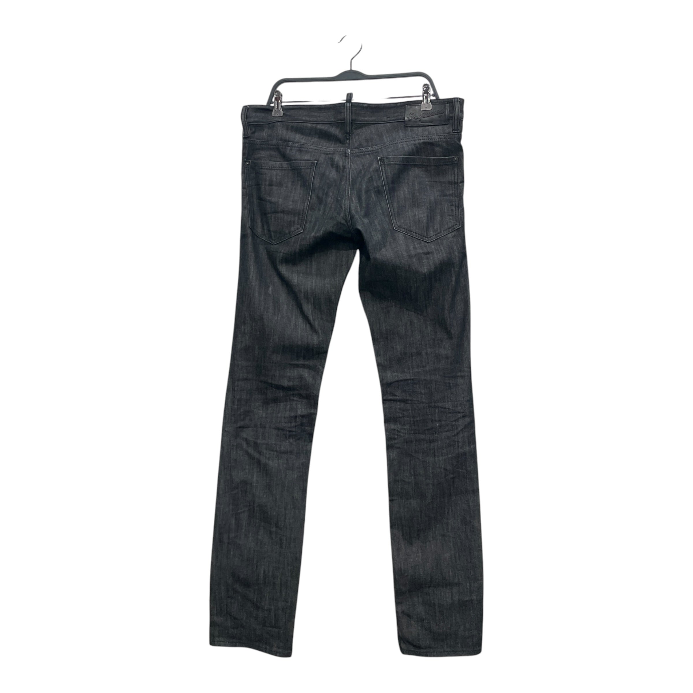 DSQUARED2/Straight Pants/50/Cotton/IDG/FLY TAB/CLEAN FADE DENIM view 2