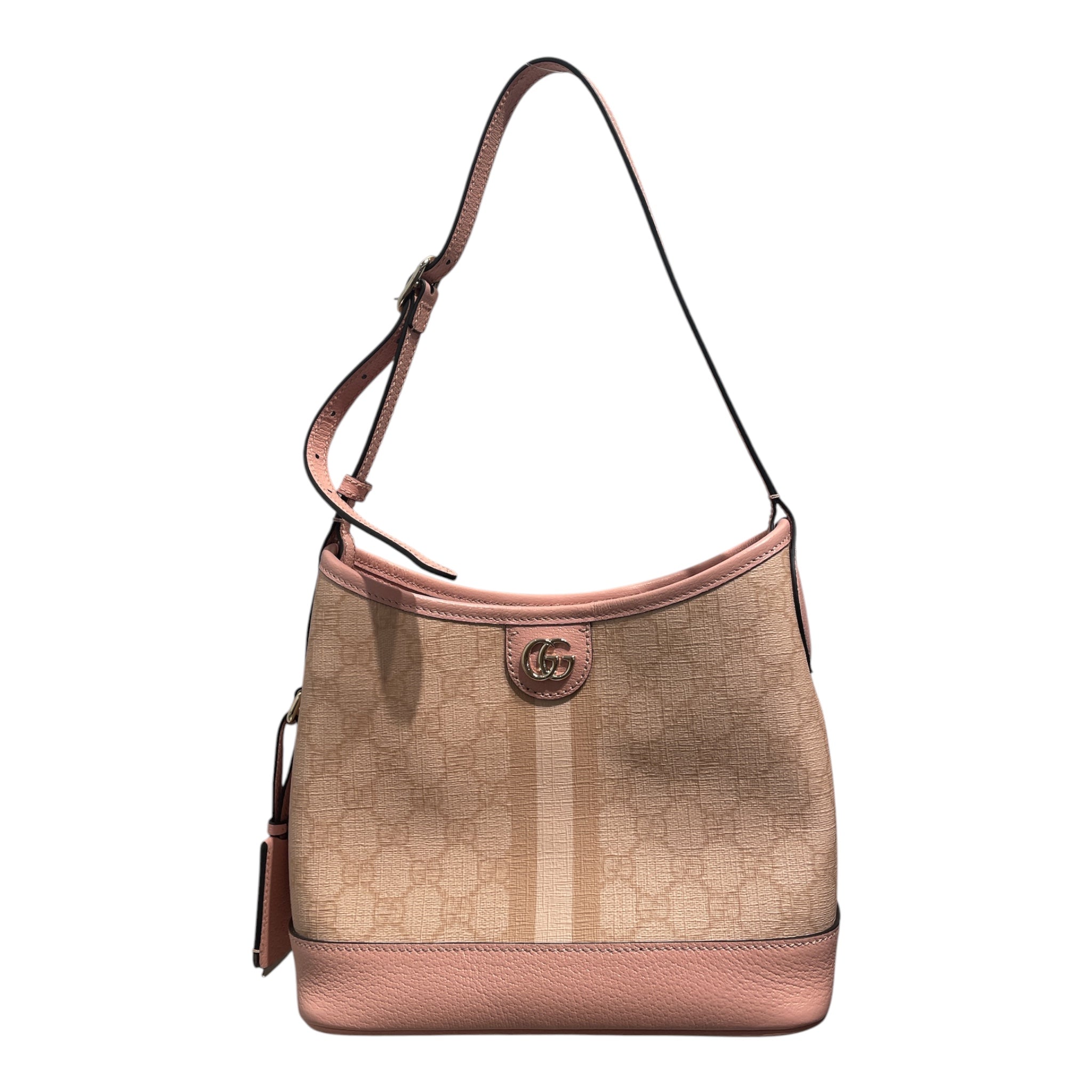 GUCCI/Tote Bag/Monogram/Leather/PNK/Ophidia Pink Tote Bag view 1