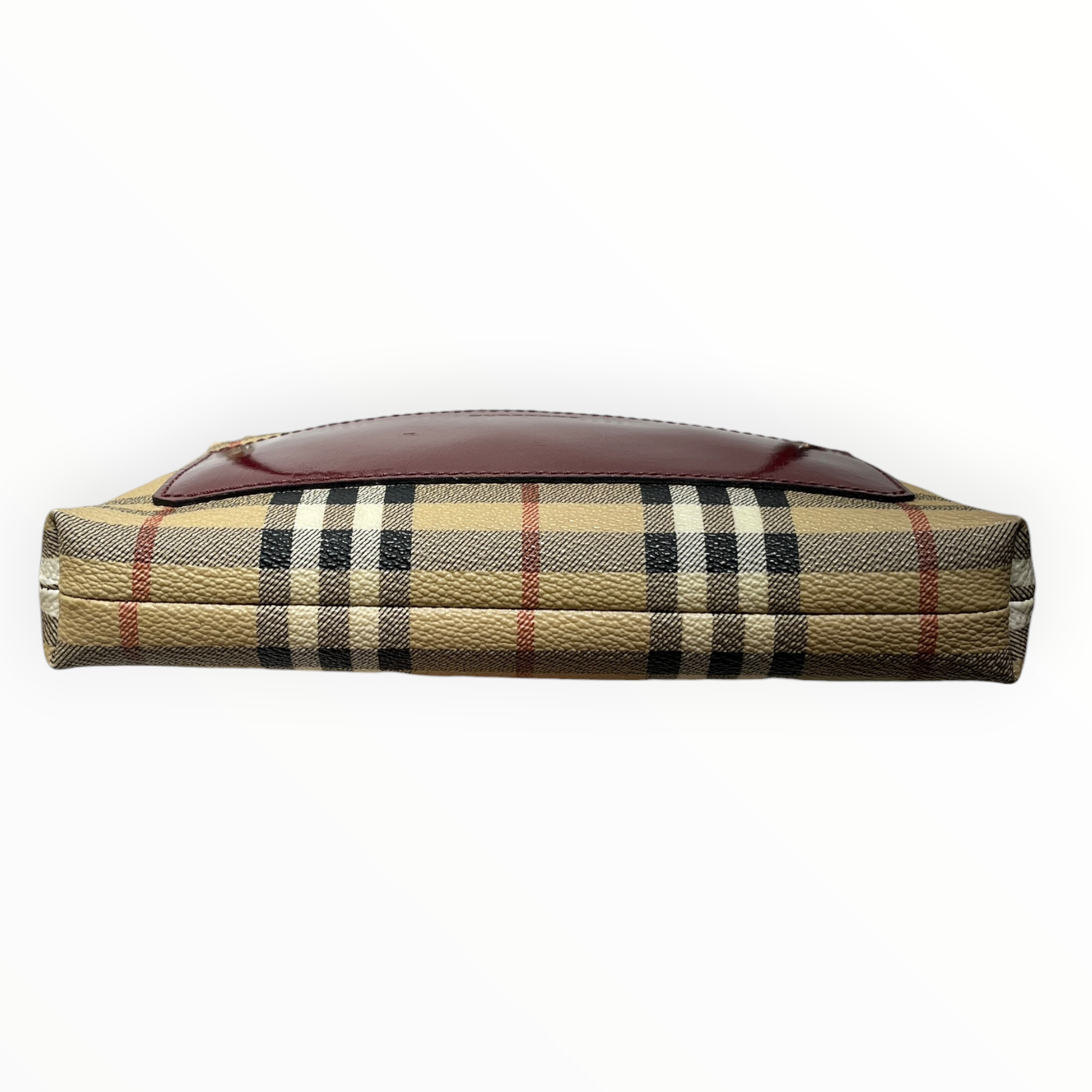 BURBERRY/Bag/Plaid/Leather/RED/ view 3