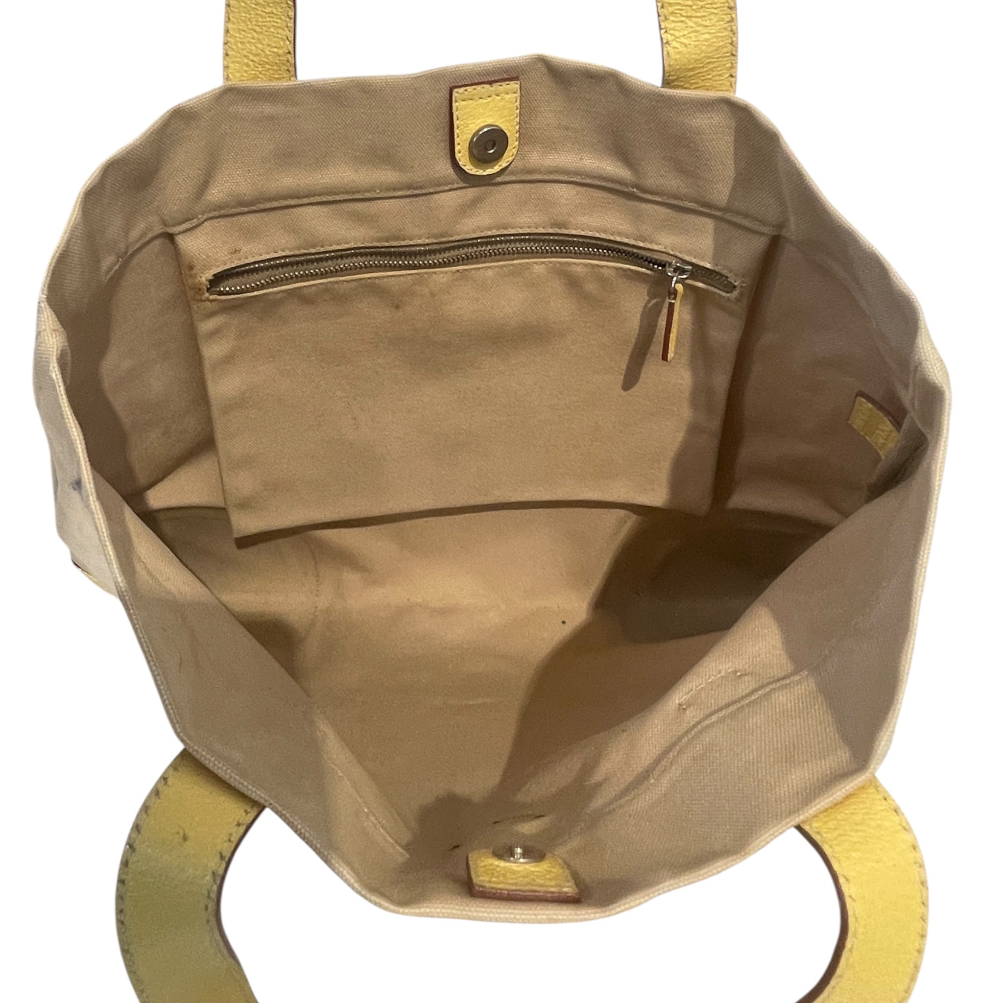 PRADA/Tote Bag/Cotton/BEG/WQ9bVRB view 4