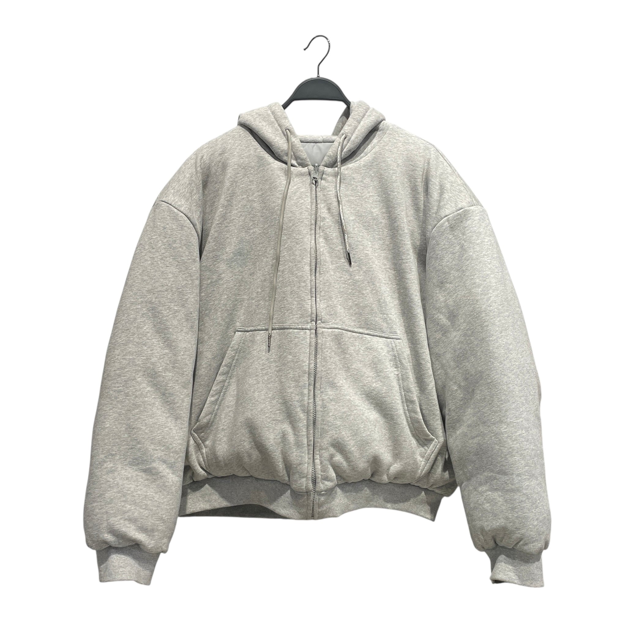 Raspberry Hills/Jacket/Cotton/GRY/Heavy Oversized Bomber Hoodie view 1