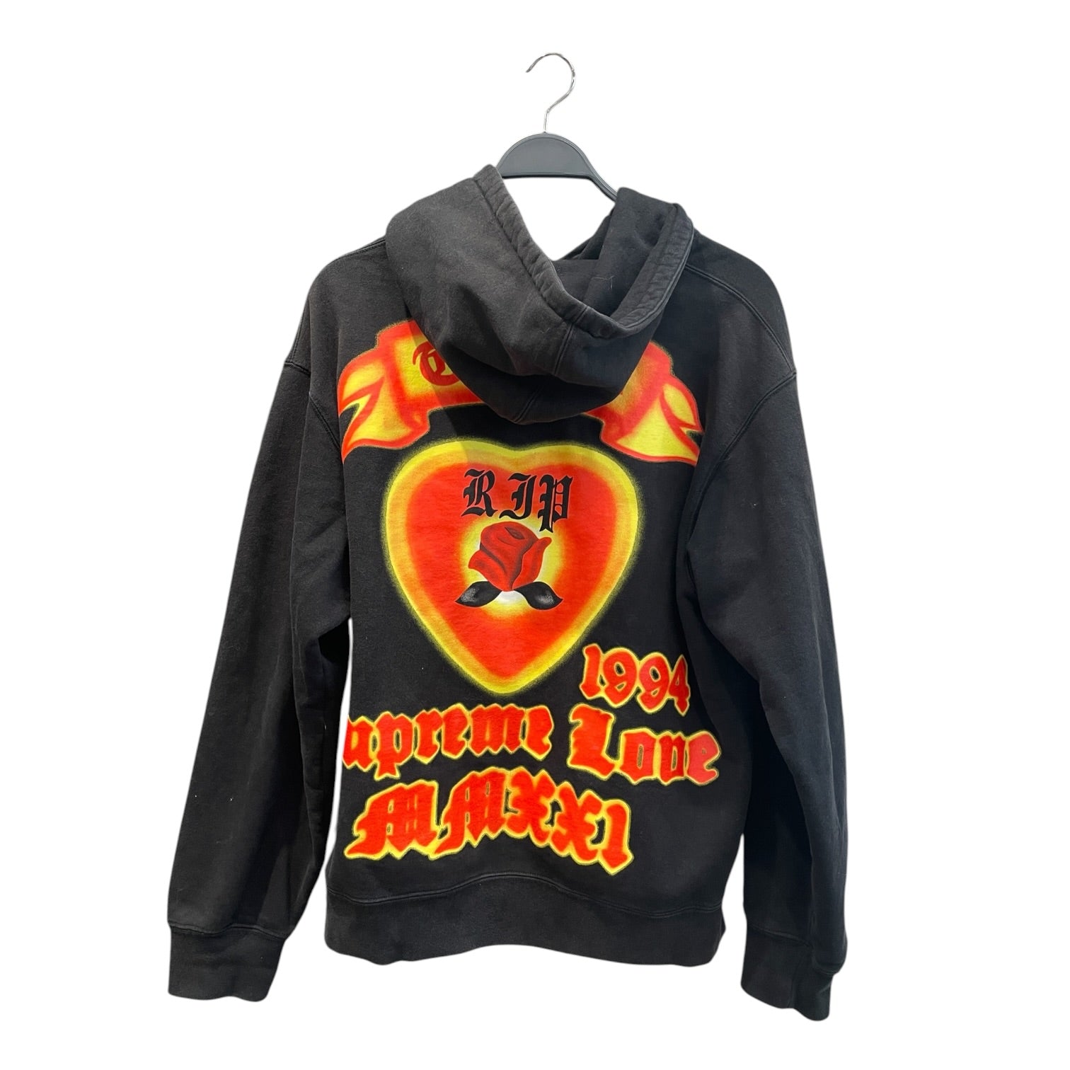 Supreme/Hoodie/M/Cotton/BLK/Te Amo 1994 Hooded Sweatshirt view 2