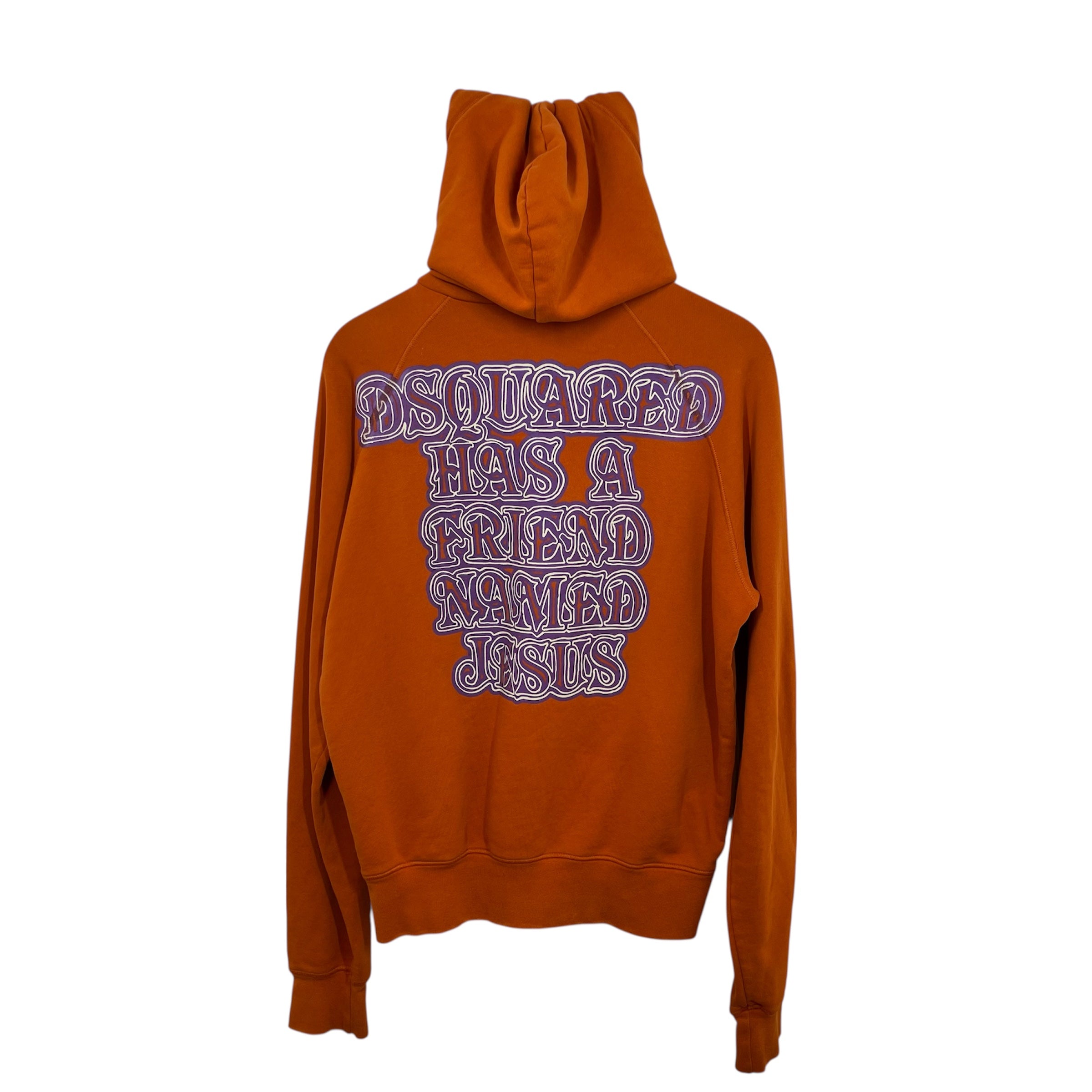 DSQUARED2/Zip Up Hoodie/L/Graphic/Cotton/ORN/friend named jesus view 2
