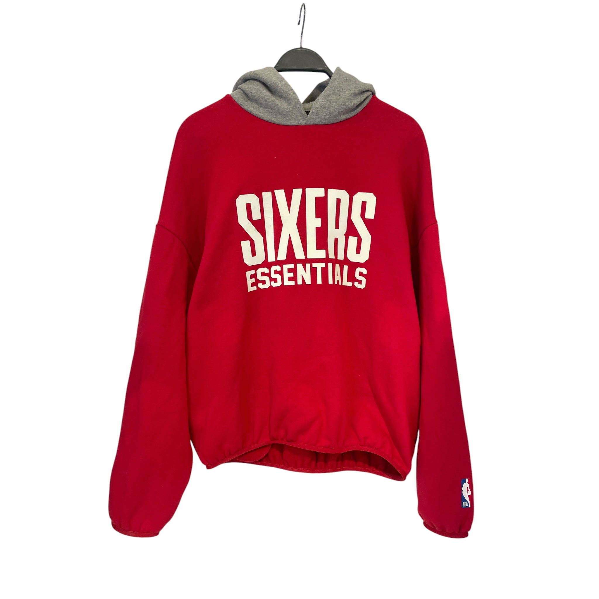 ESSENTIALS/Hoodie/M/Cotton/RED/Sixers view 1