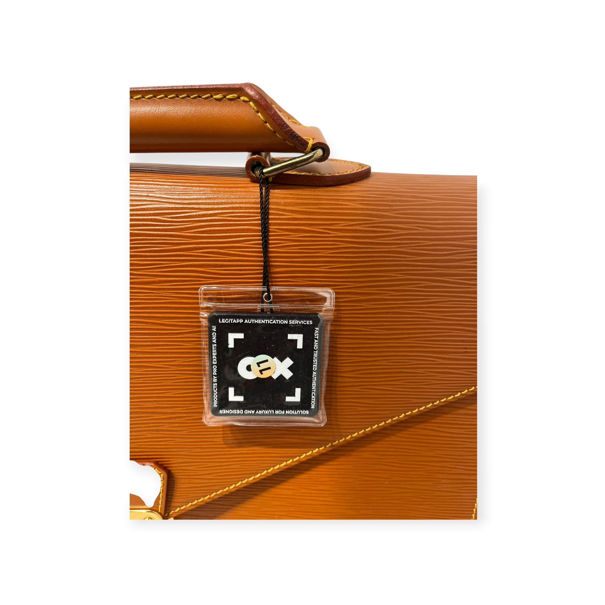 LOUIS VUITTON/Briefcase/Leather/ORN/EPI LEATHER BRIEFCASE view 4