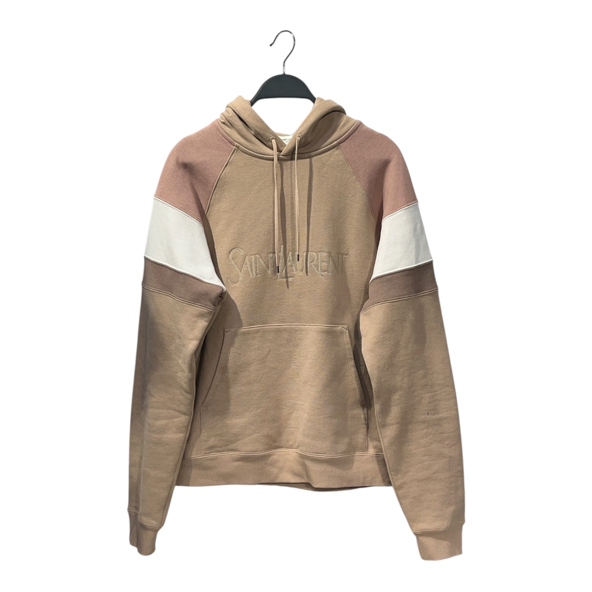 SAINT LAURENT/Hoodie/M/Cotton/CRM/NEAPOLITAN view 1