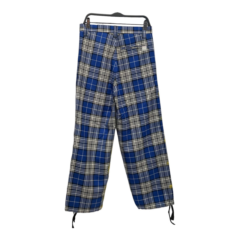 MARNI/Pants/32/Wool/BLU/Plaid/