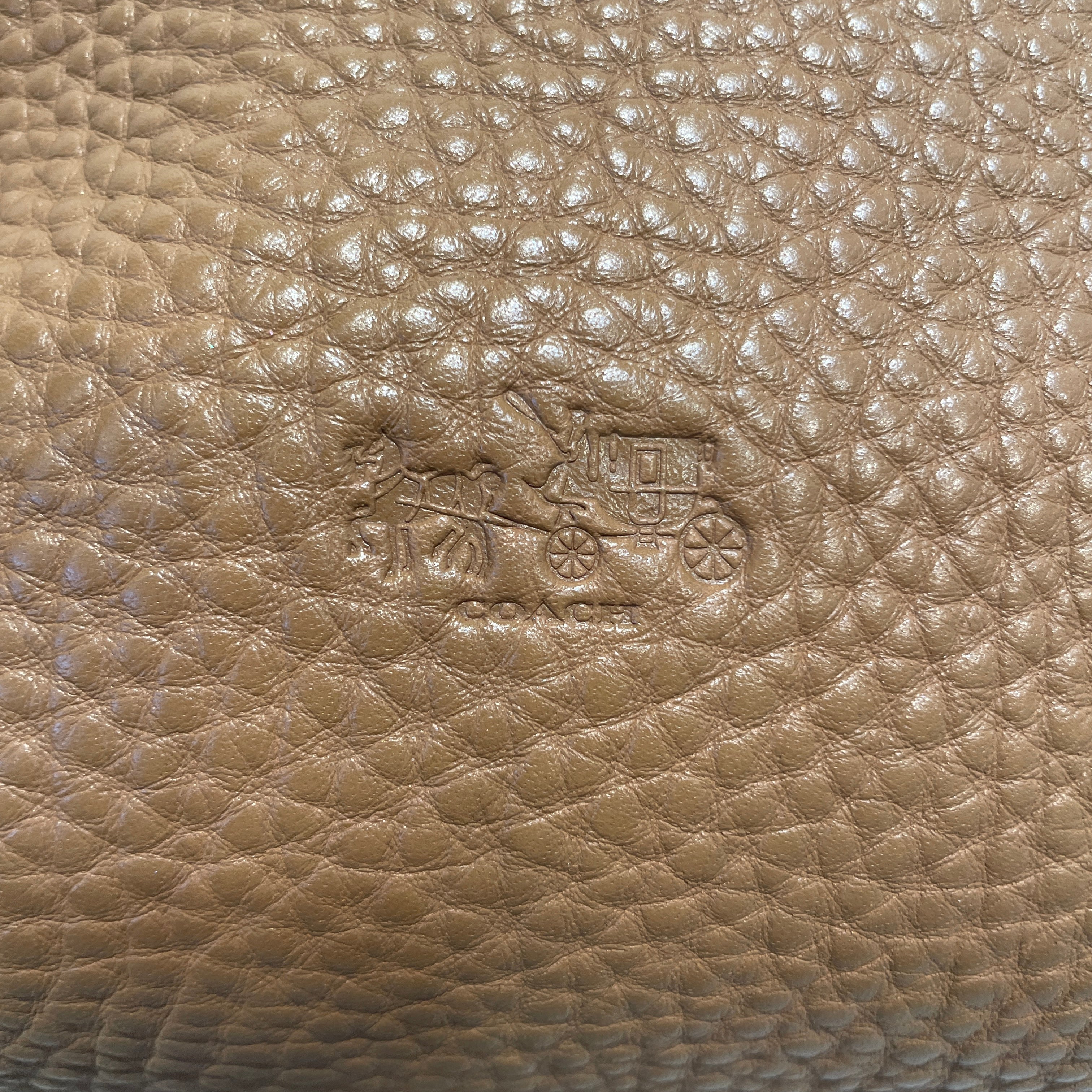 COACH/Hand Bag/Leather/BRW/Leather Hobo Bag view 5