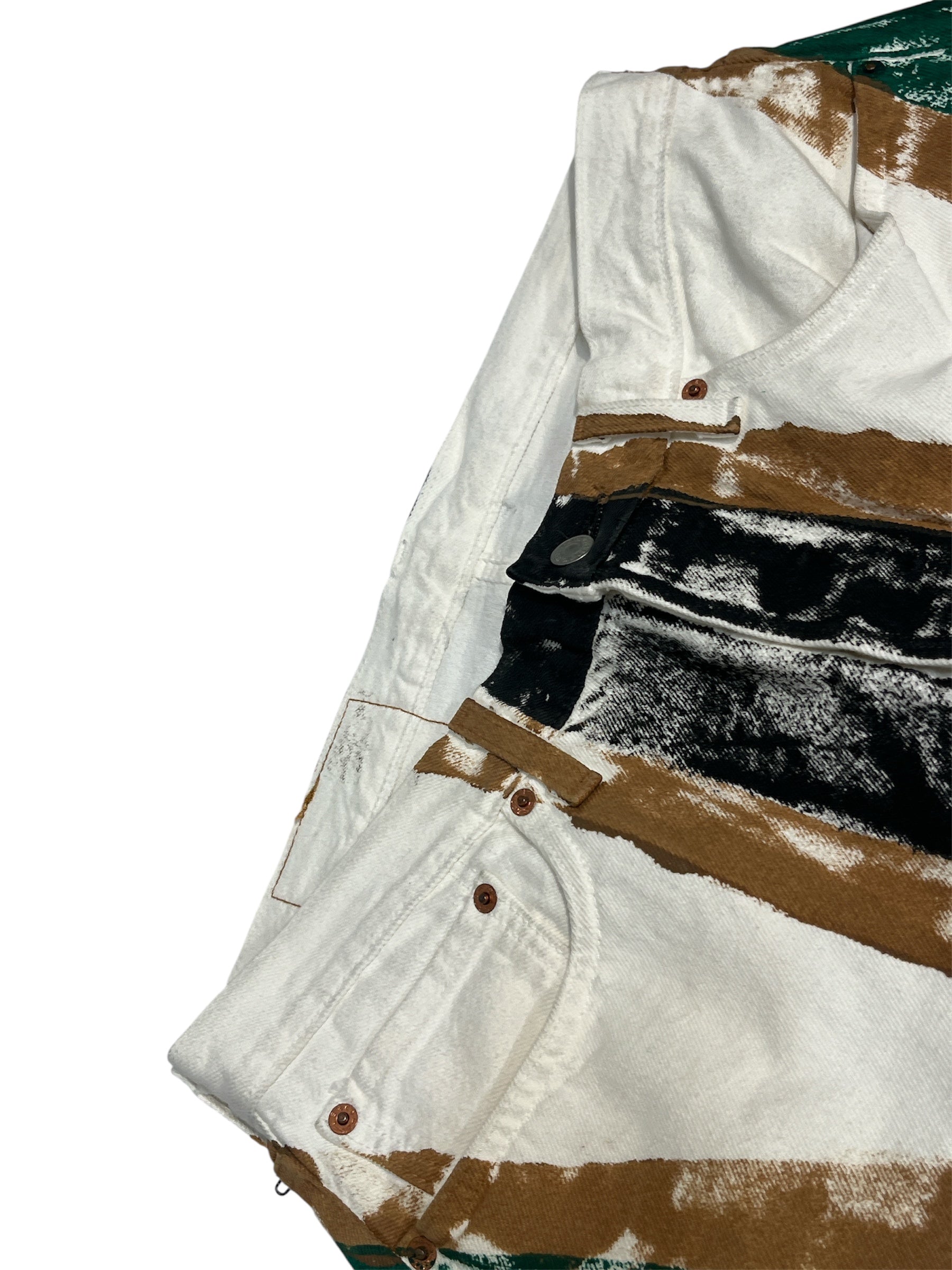 DENIM TEARS/Pants/33/Cotton/WHT/All Over Print/Empire Windrush view 3