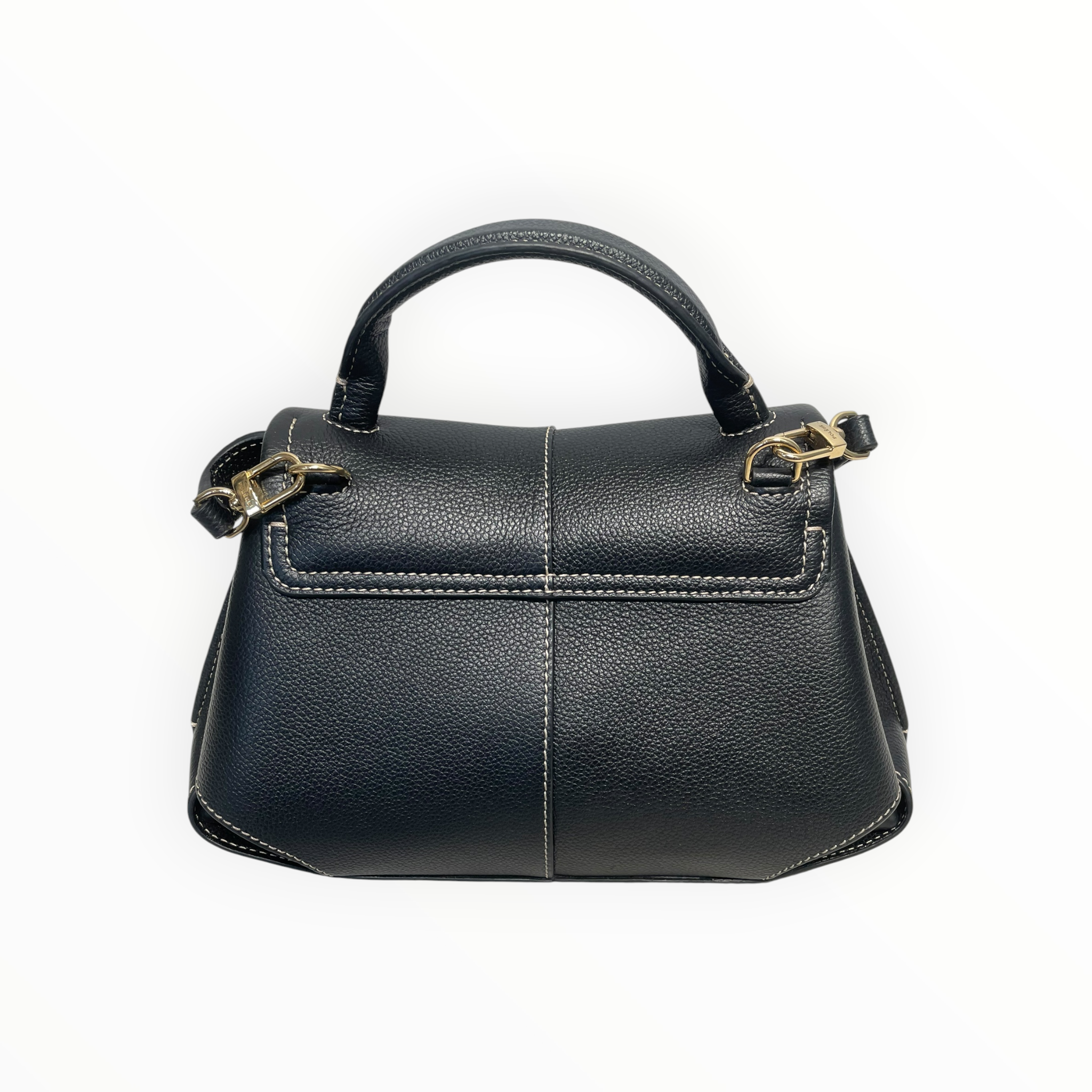 POLENE/Hand Bag/BLK/LIGHT COLOR TRIM view 2
