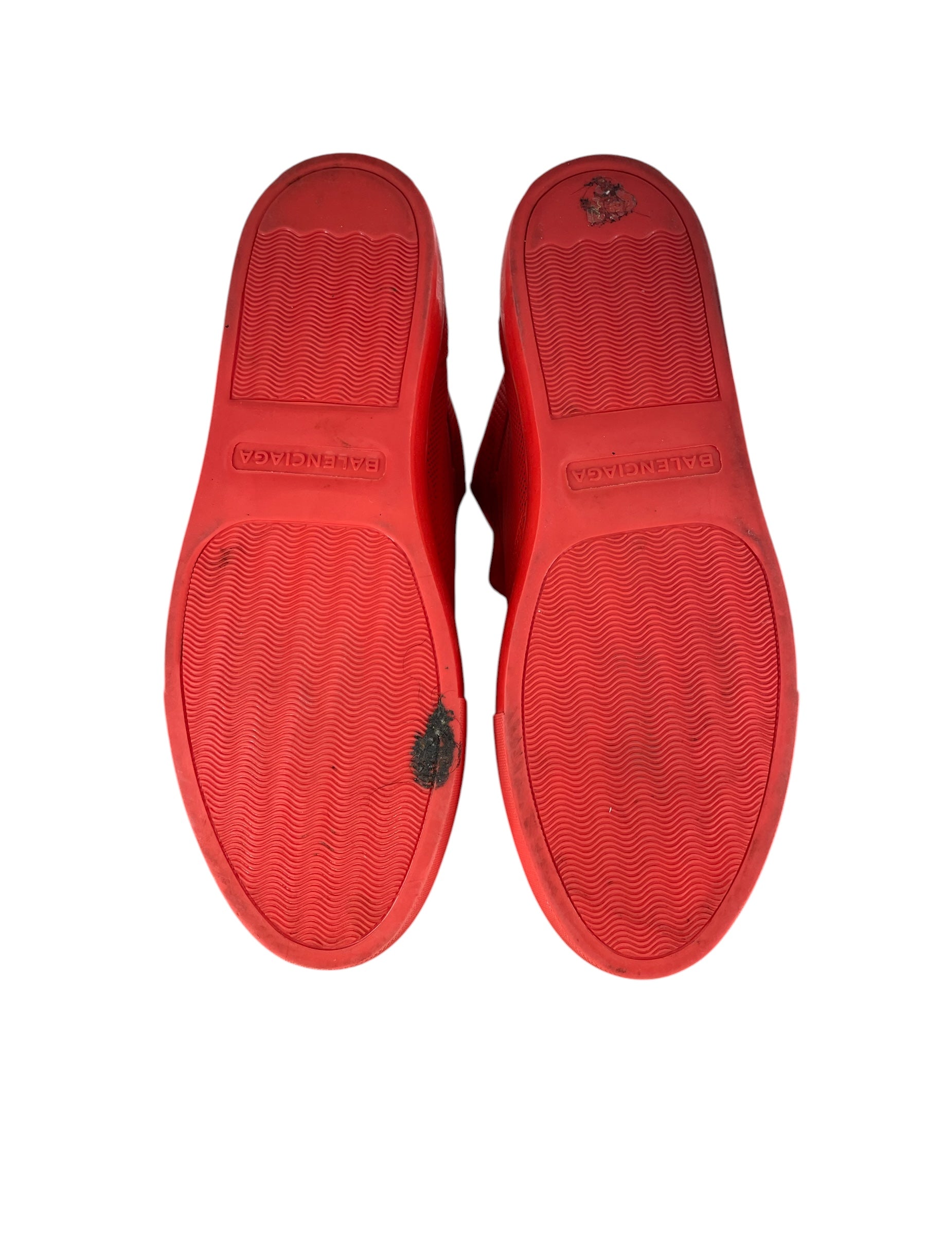 BALENCIAGA/Hi-Sneakers/EU 43/Leather/RED/373406 view 3