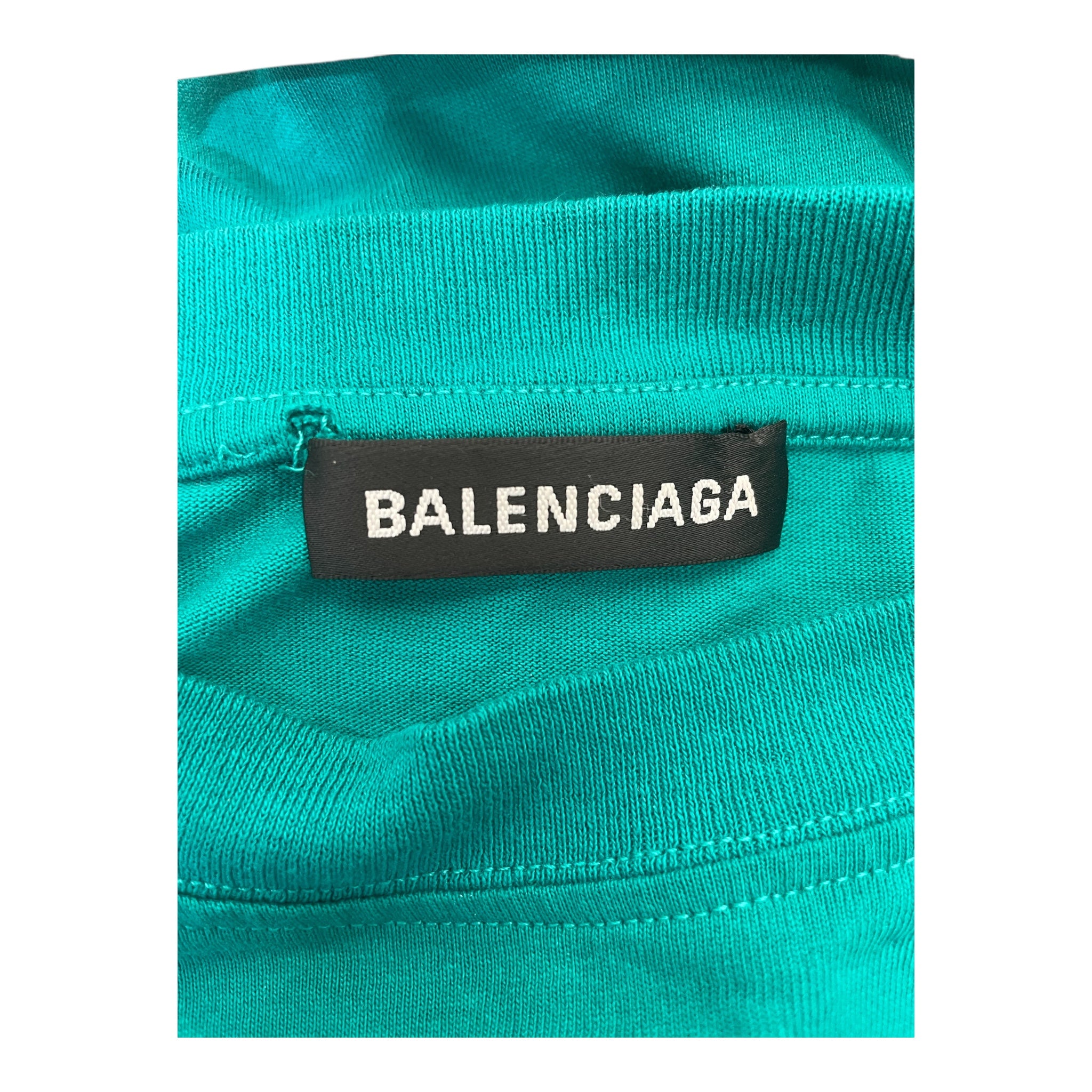 BALENCIAGA/T-Shirt/M/Cotton/GRN/i <3 techno view 3