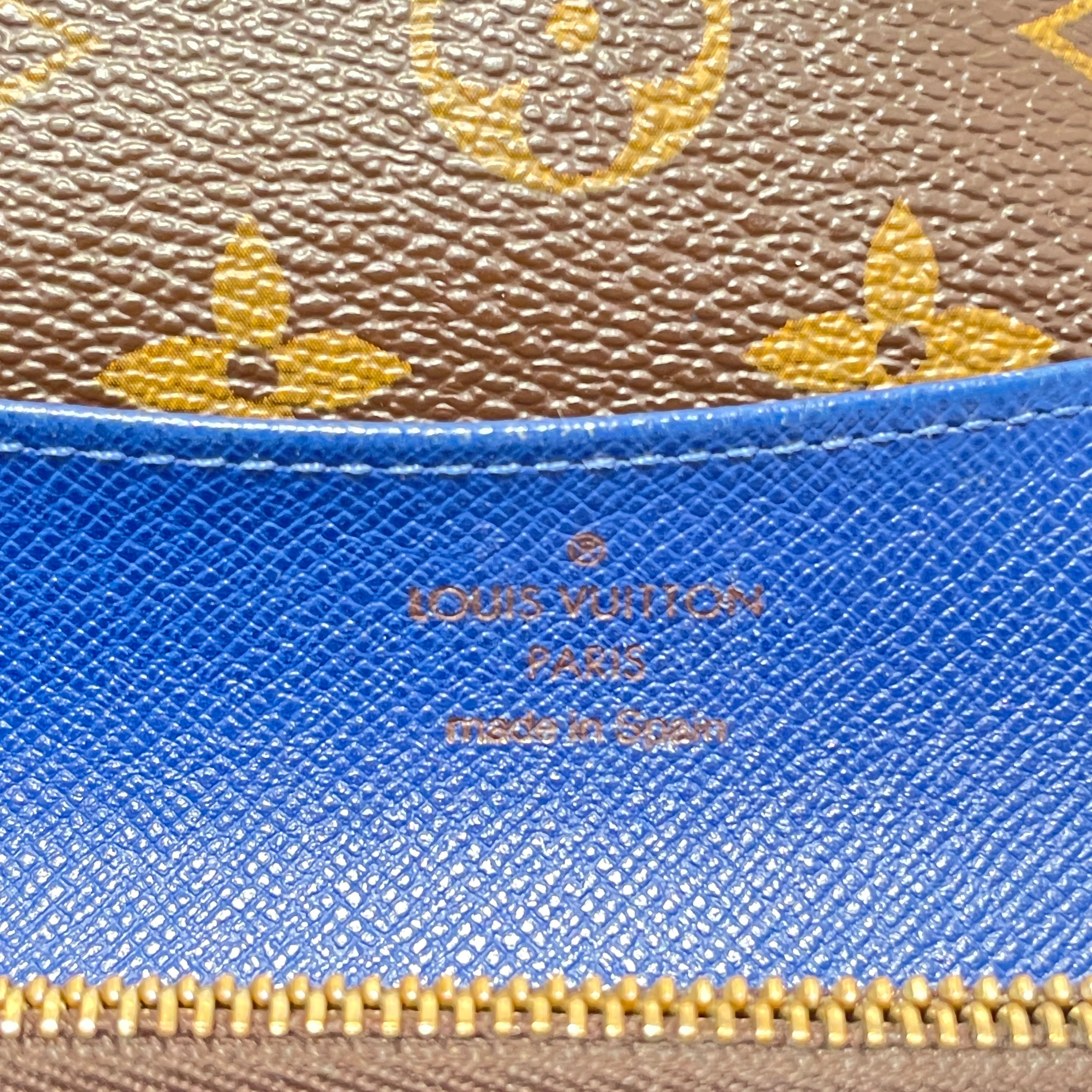 LOUIS VUITTON/Long Wallet/Monogram/Leather/BRW/L's/Emille view 5