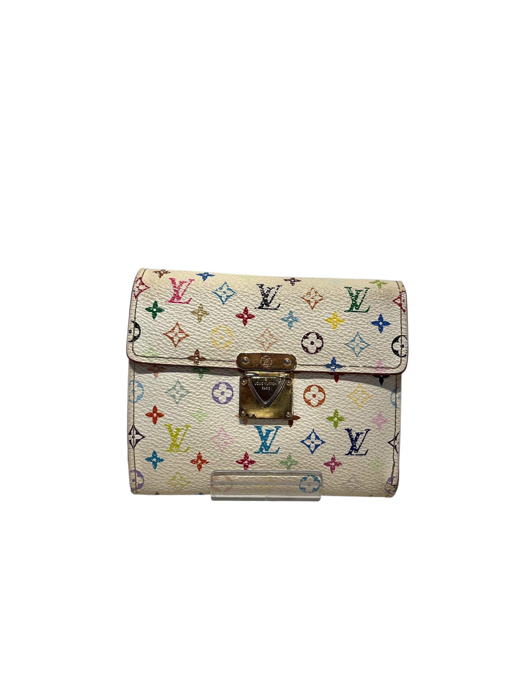 LOUIS VUITTON/Bifold Wallet/Monogram/Leather/MLT/L's/CLASSIC RAINBOW MURAKAMI view 1