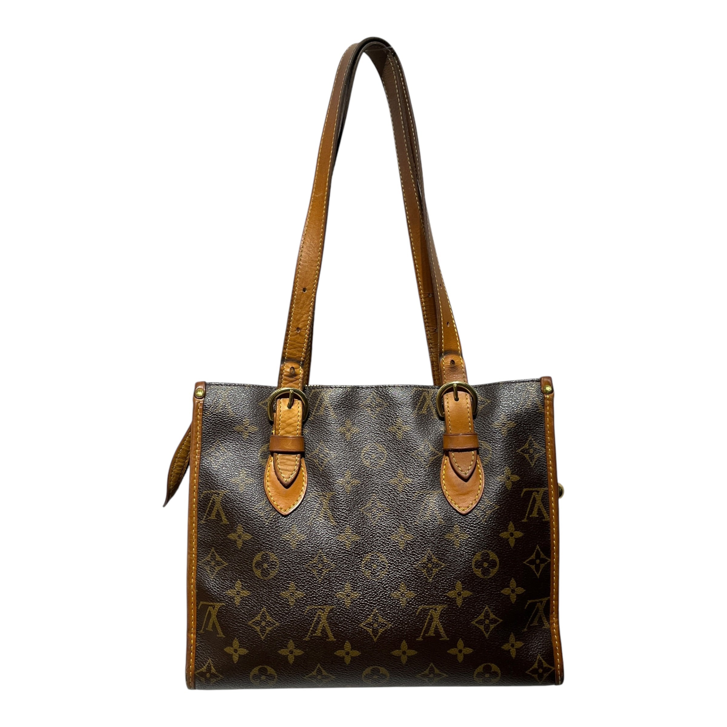 LOUIS VUITTON/Tote Bag/Monogram/Leather/BRW/popincourt view 1
