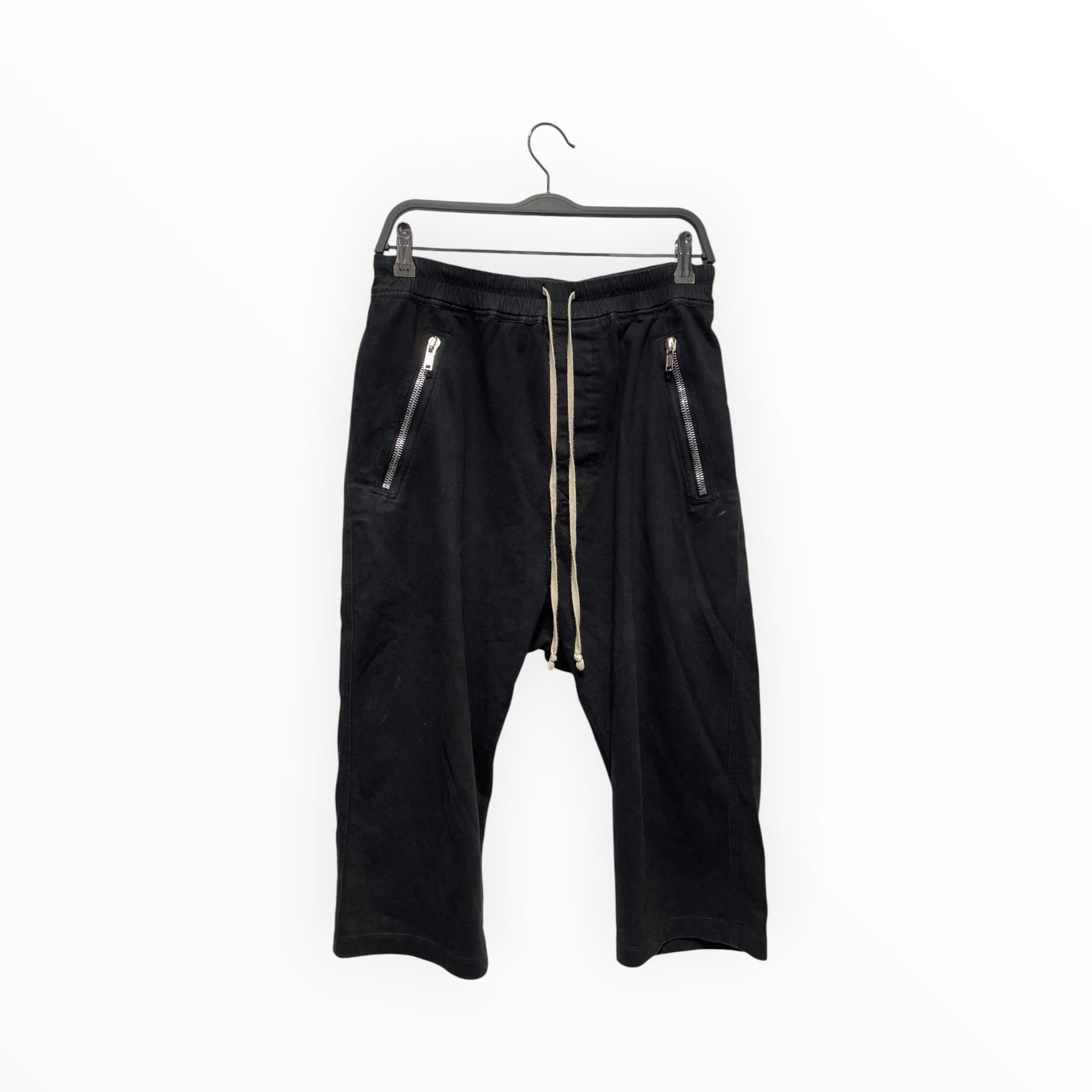 Rick Owens/Cropped Pants/36/Cotton/BLK/Button Fly/techuatl sis 20 view 1