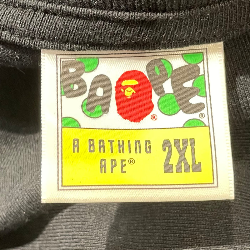 A BATHING APE/T-Shirt/XL/Cotton/BLK/