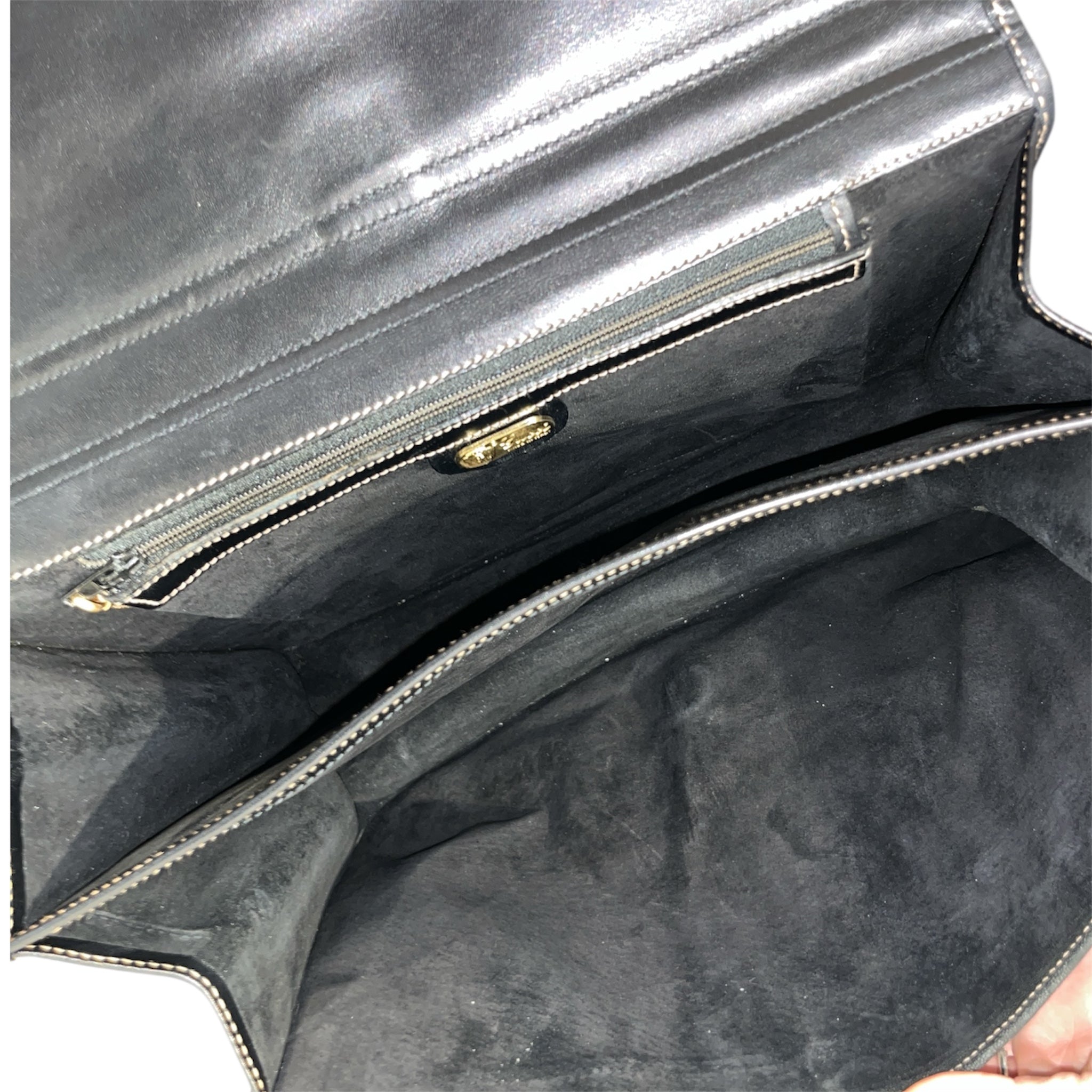GUCCI/Cross Body Bag/Leather/BLK/BUCKLE GOLD, EXOTIC LEATHER view 4