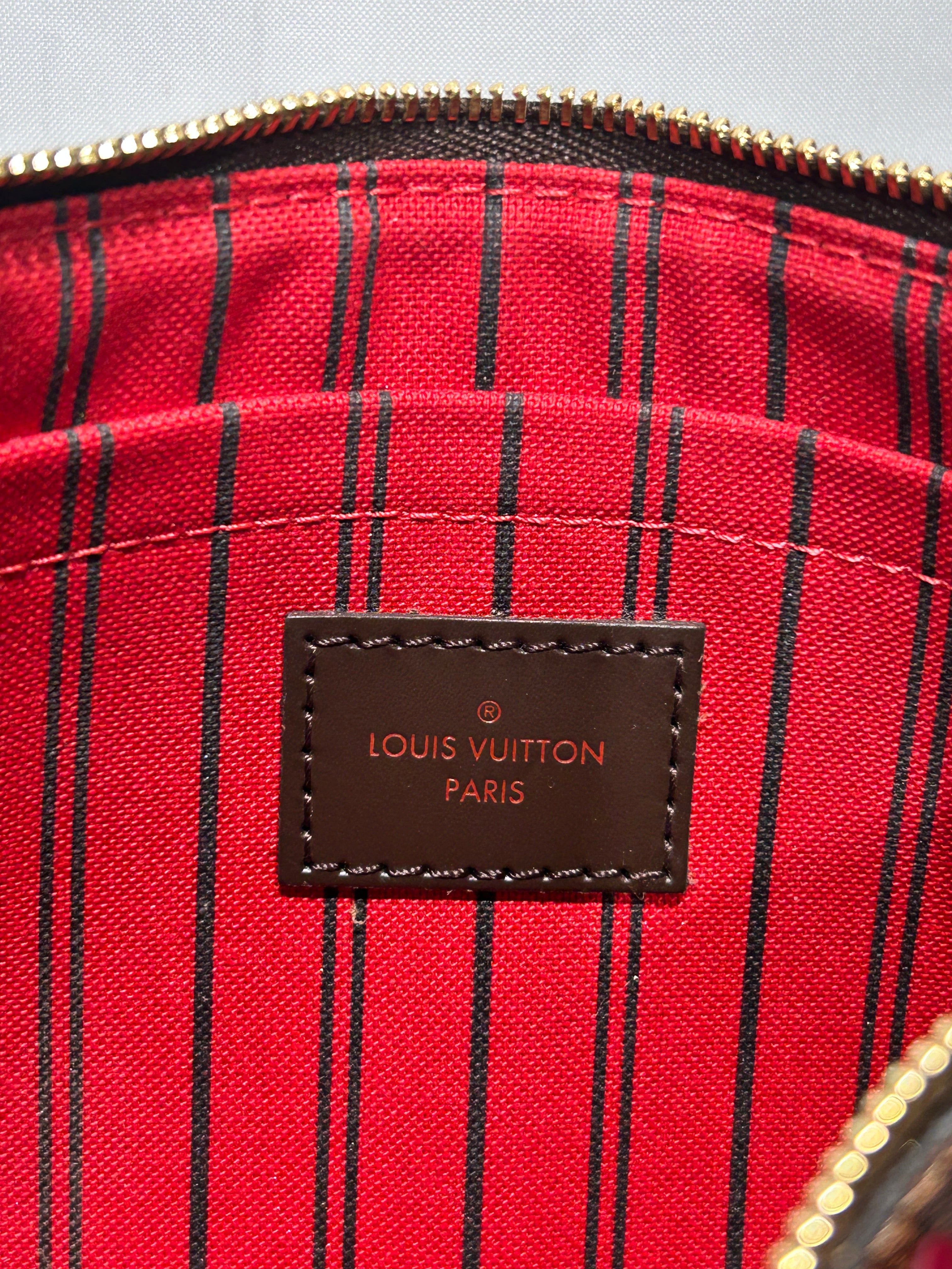 LOUIS VUITTON/Clutch Bag/All Over Print/Leather/BRW/DAMIER PRINT CLUTCH view 6