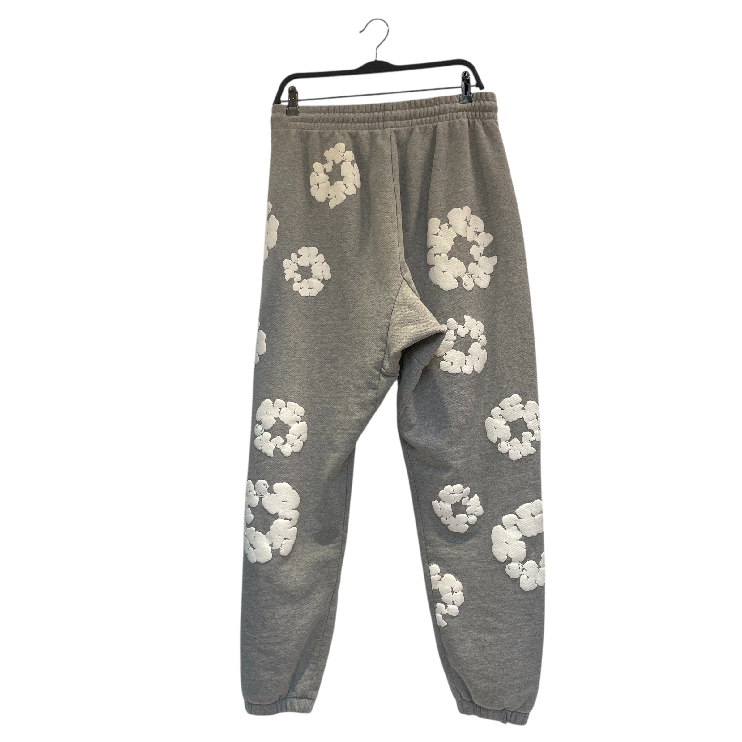 DENIM TEARS/Pants/L/Cotton/GRY/All Over Print/GRAY SWEATS CLASSIC FLOWER PRI view 2