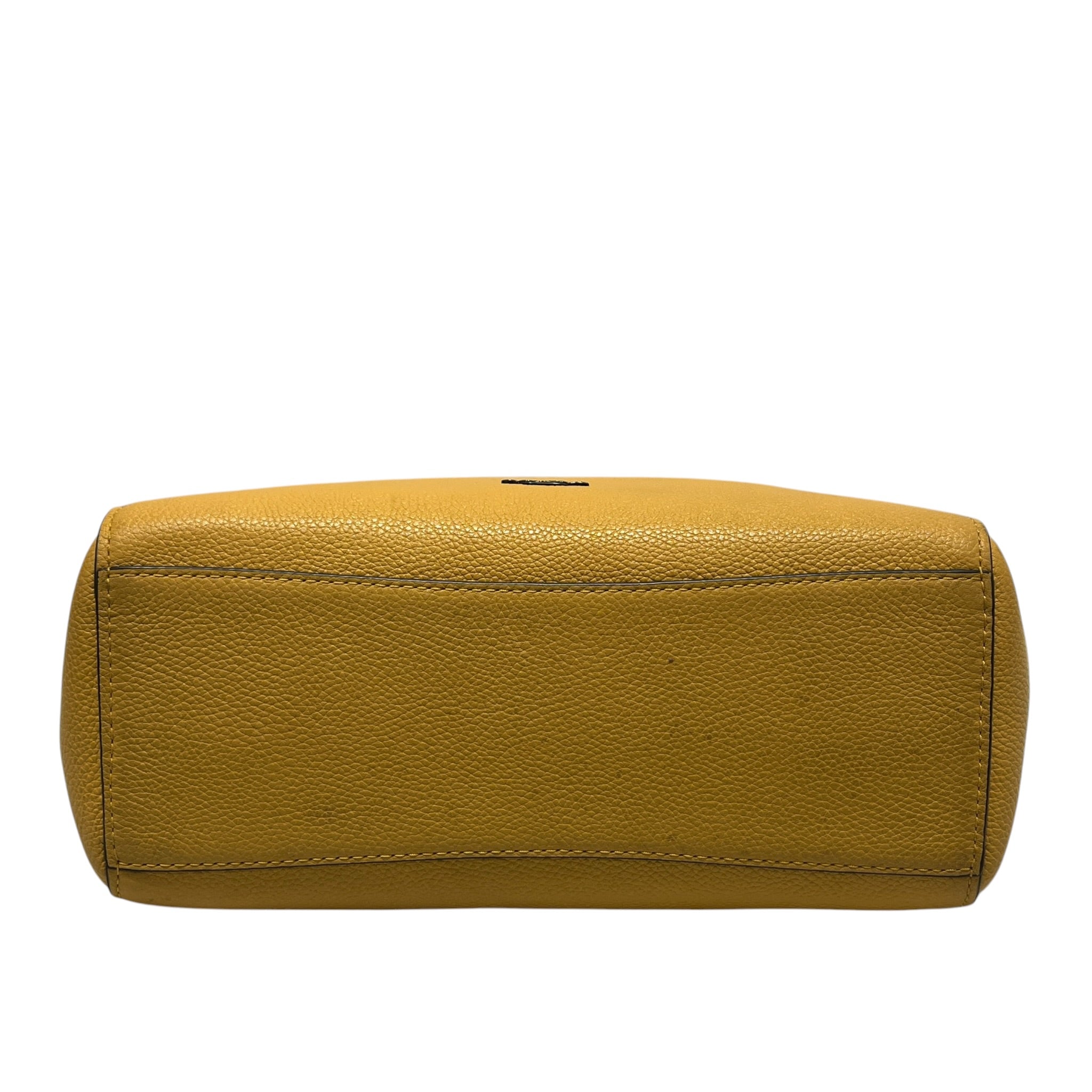 COACH/Hand Bag/Leather/YEL/LEATHER TOTE view 3