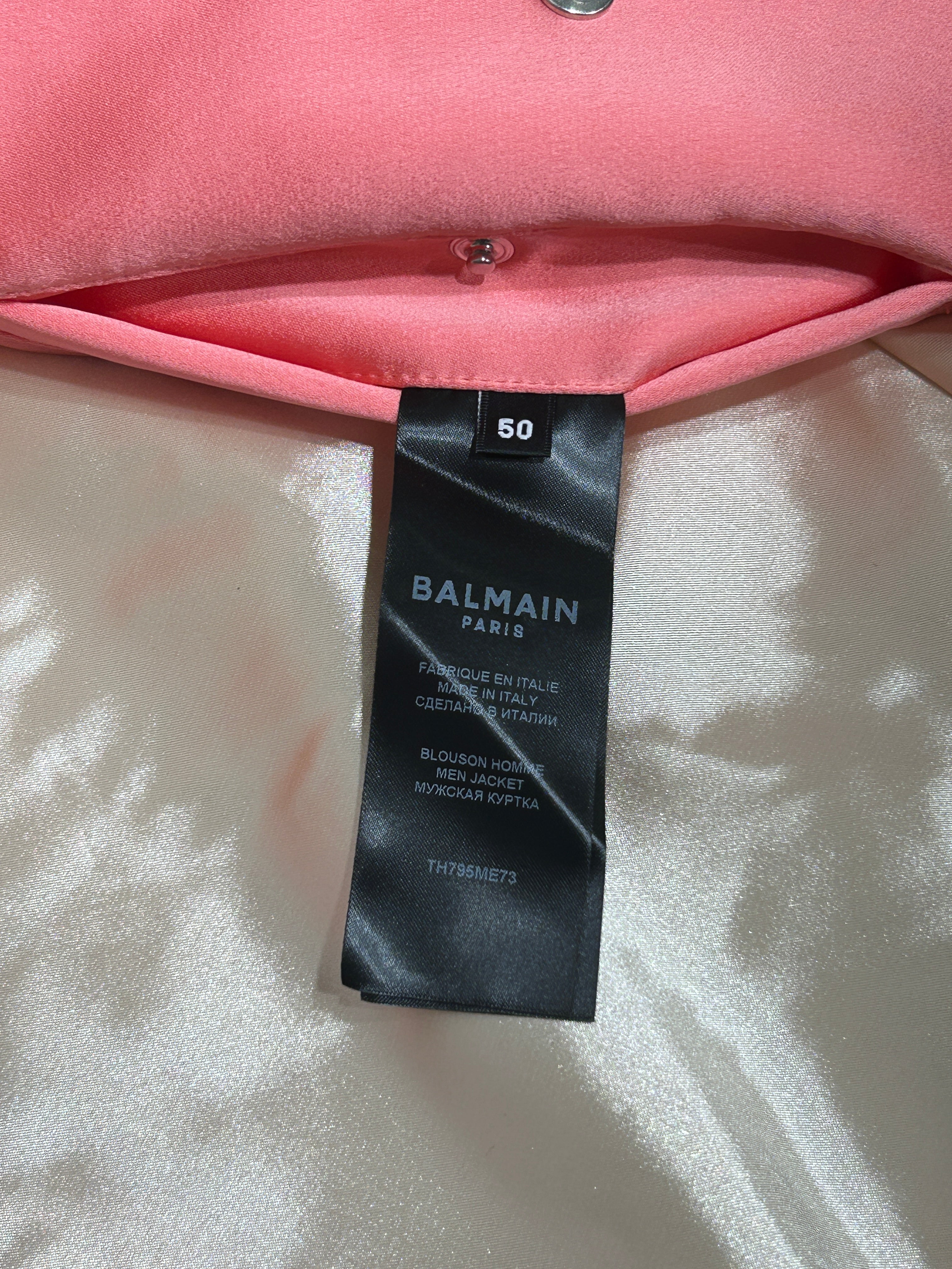BALMAIN/Jacket/50/Polyester/MLT/All Over Print/ view 4