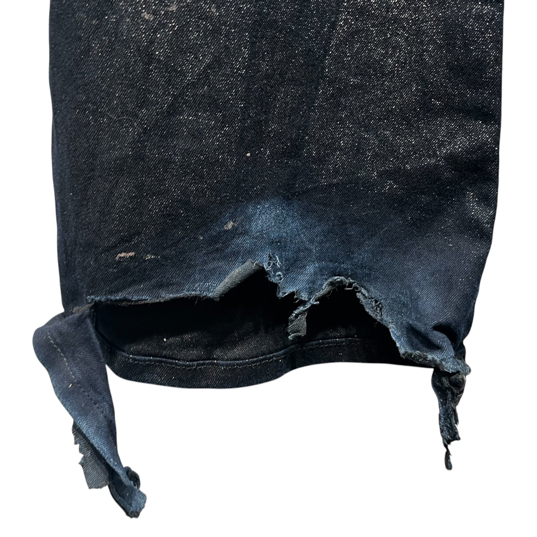1017 ALYX 9SM(ALYX)/Bootcut Pants/28/Glitter/Cotton/BLU/glitter skinny bell bottom view 5
