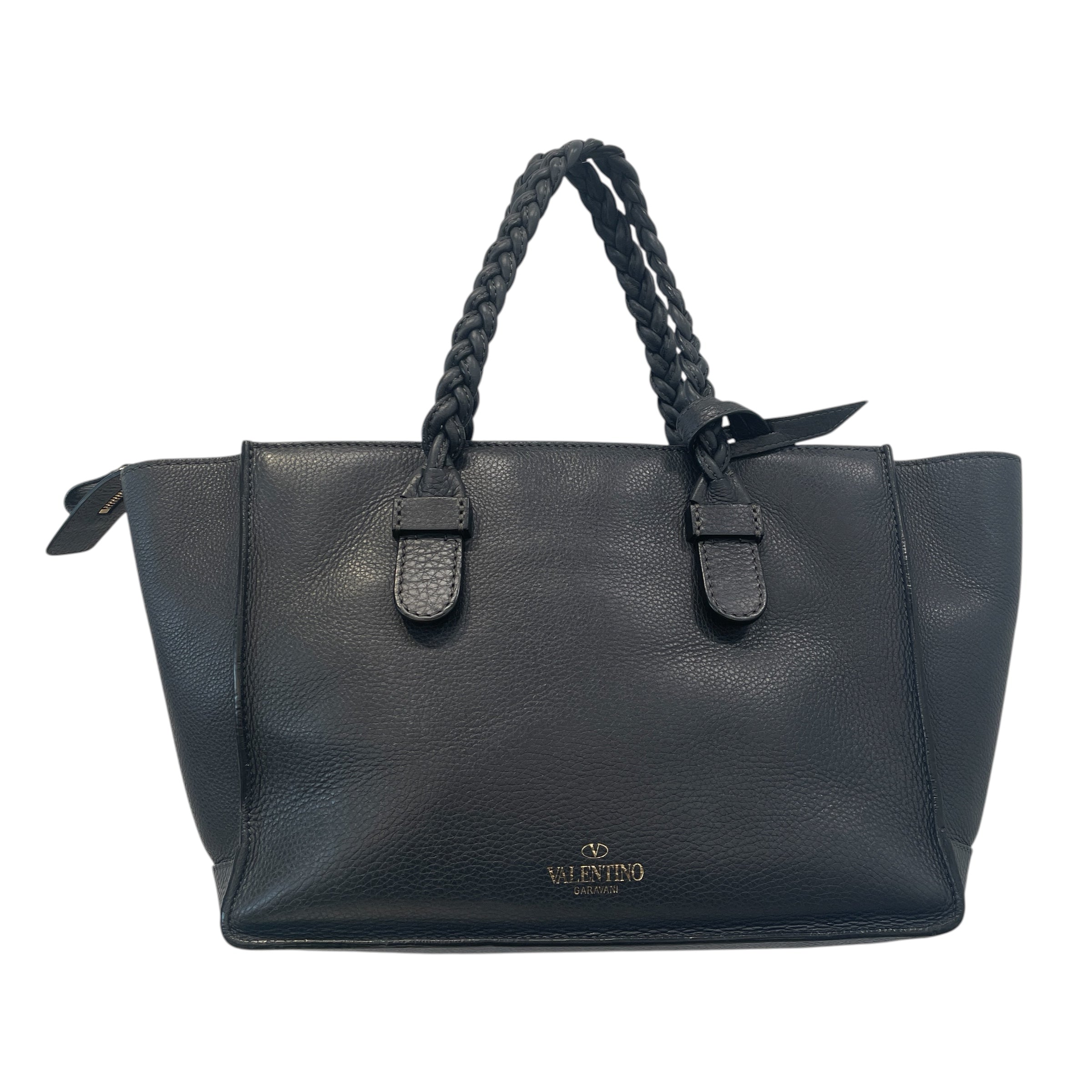 VALENTINO GARAVANI/Tote Bag/Leather/BLK/ view 1