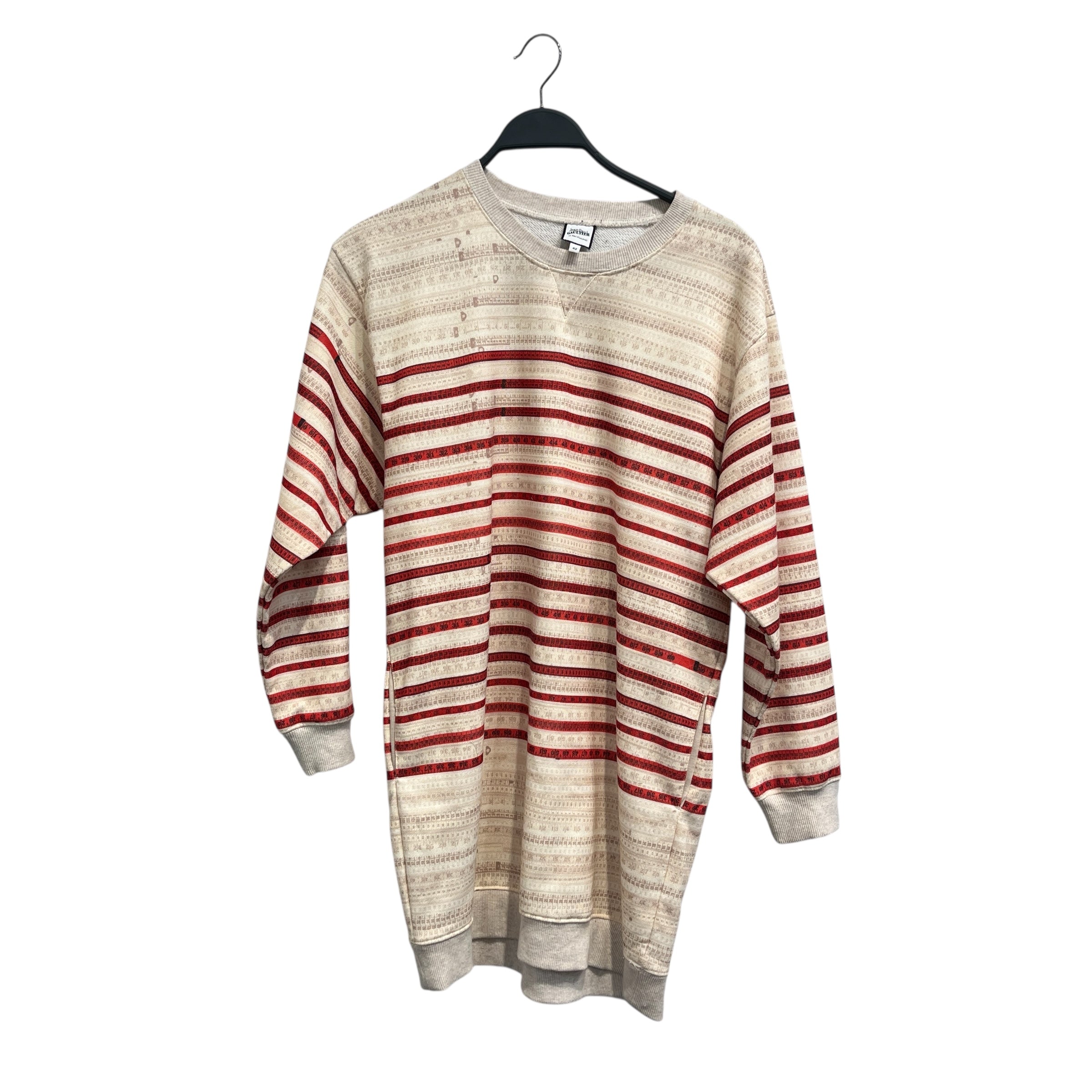 Jean Paul Gaultier/Sweatshirt/42/All Over Print/Cotton/CRM/measure view 1