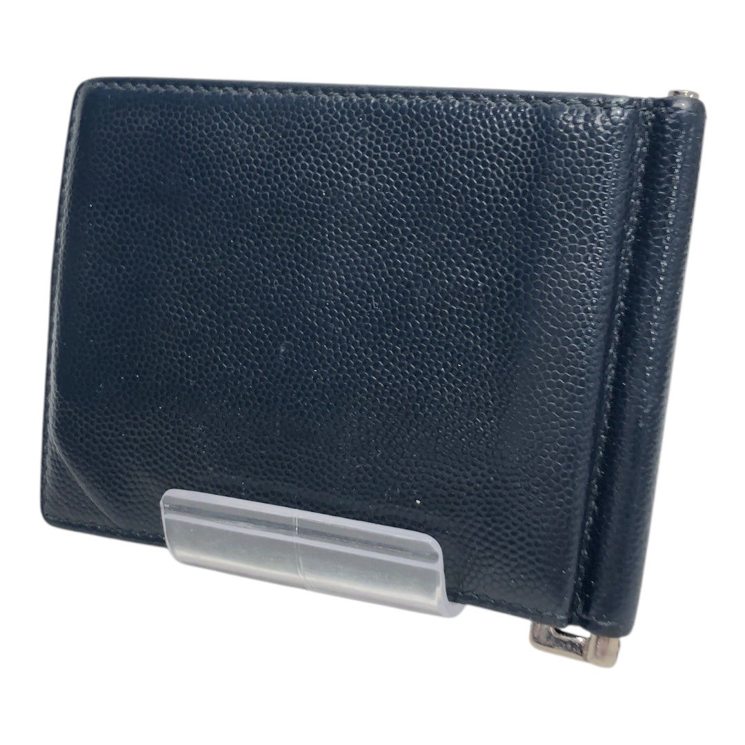 SAINT LAURENT/Bifold Wallet/Leather/BLK/Bifold Wallet w Money Clip view 2