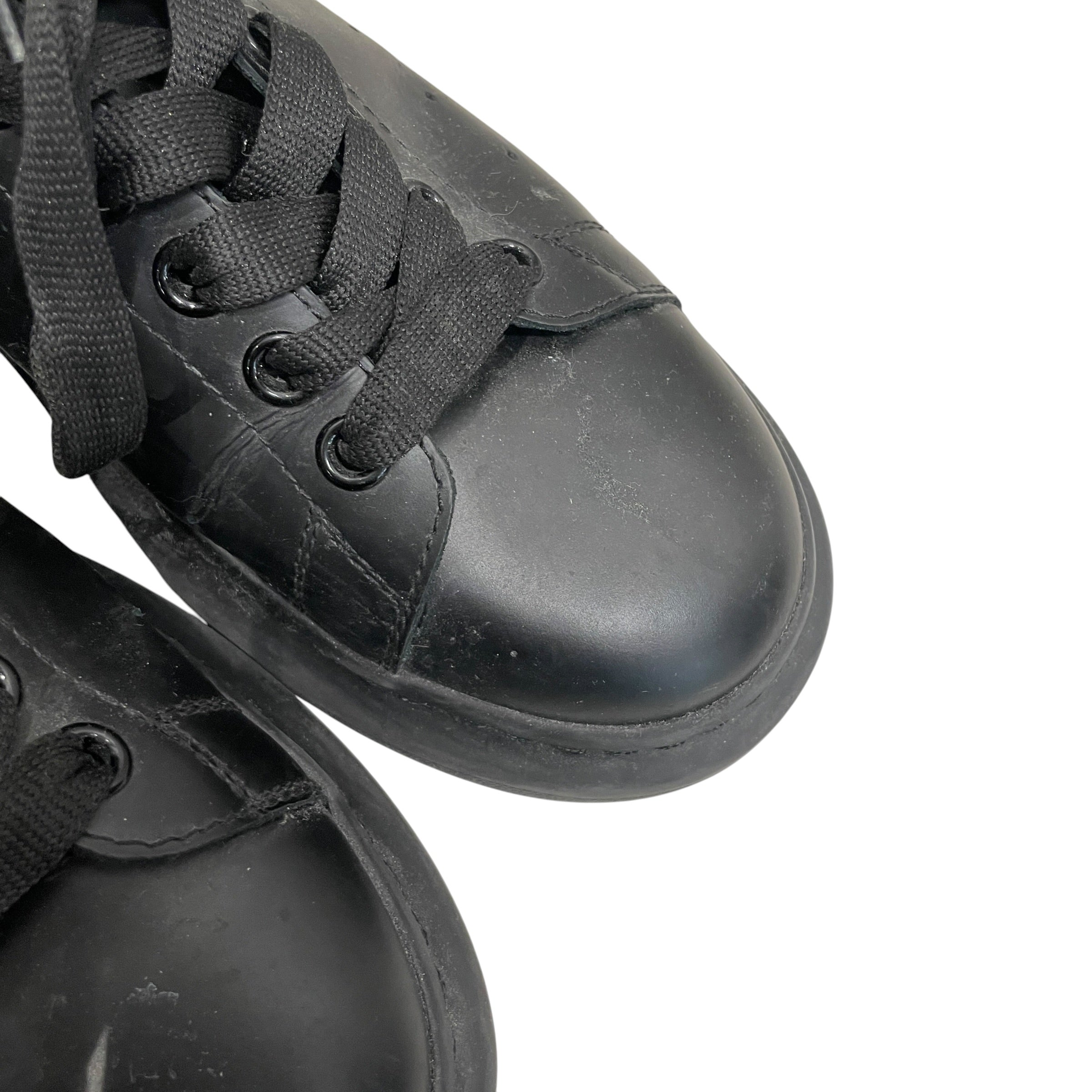 Alexander McQueen/Swarovski/Low-Sneakers/EU 43/Leather/BLK/FEW MISSING CRYSTALS view 5
