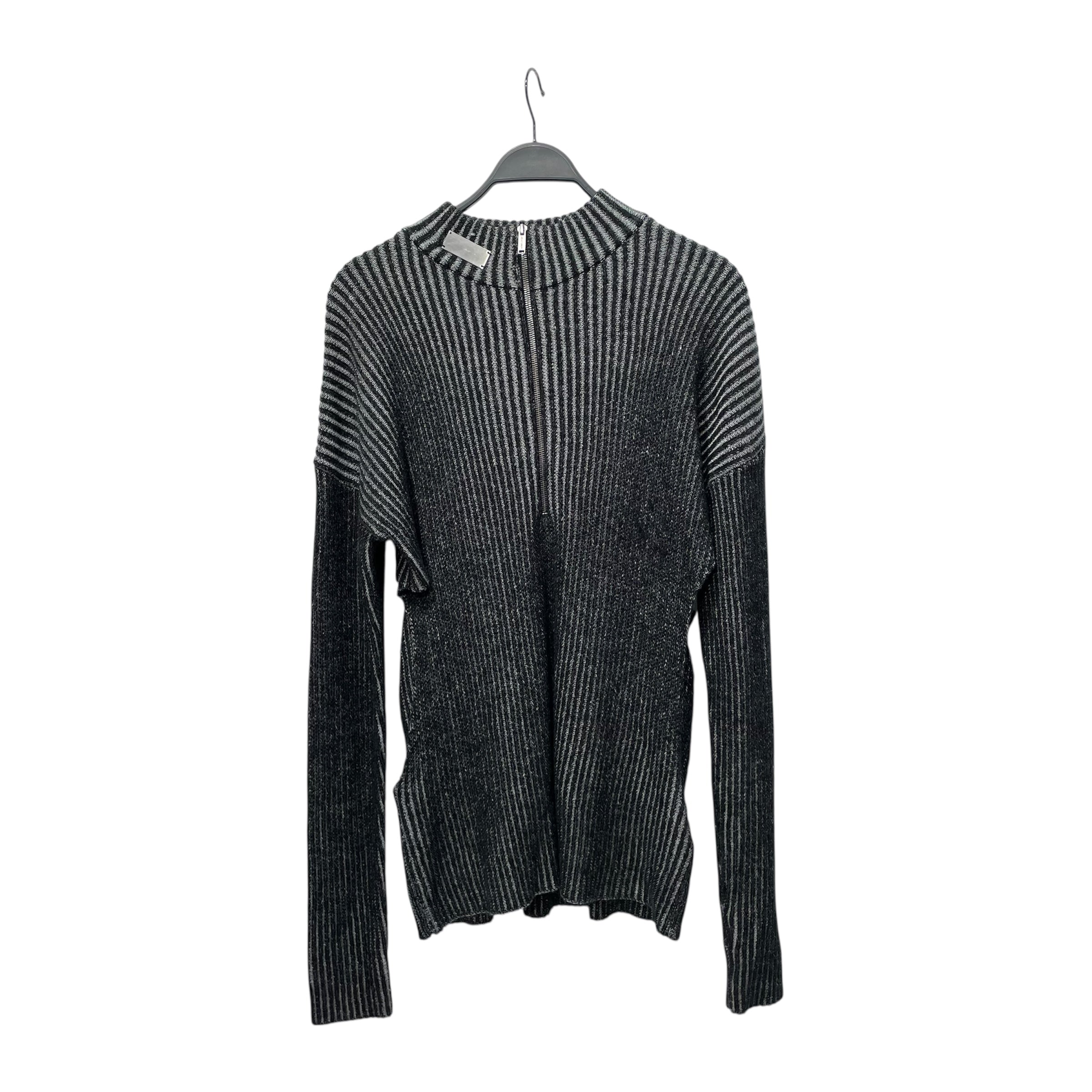 HELIOT EMIL/Heavy Cardigan/L/GRY/HARDWARE ACCENTS view 1