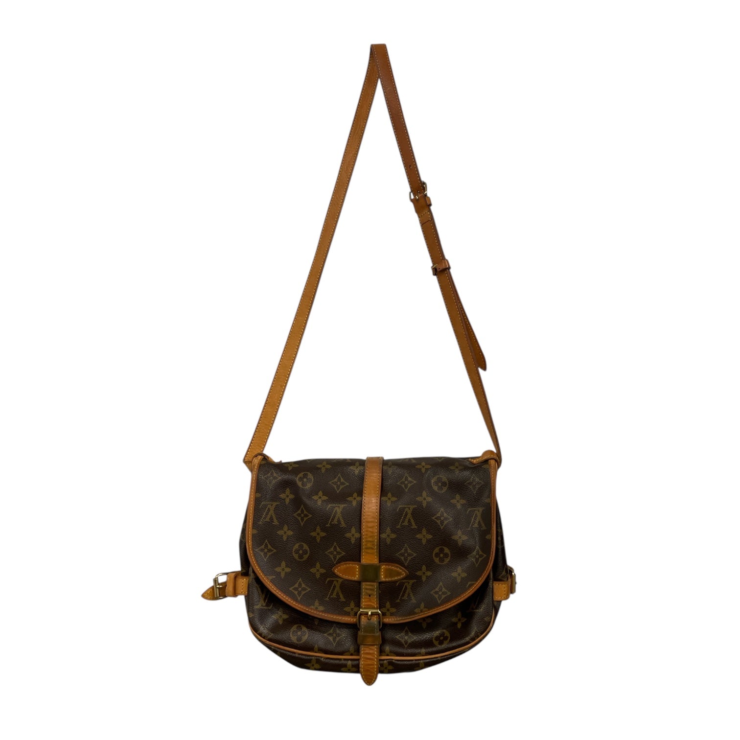 LOUIS VUITTON/Hand Bag/M/Monogram/Leather/BRW/Sauman Shoulder Monogram view 2