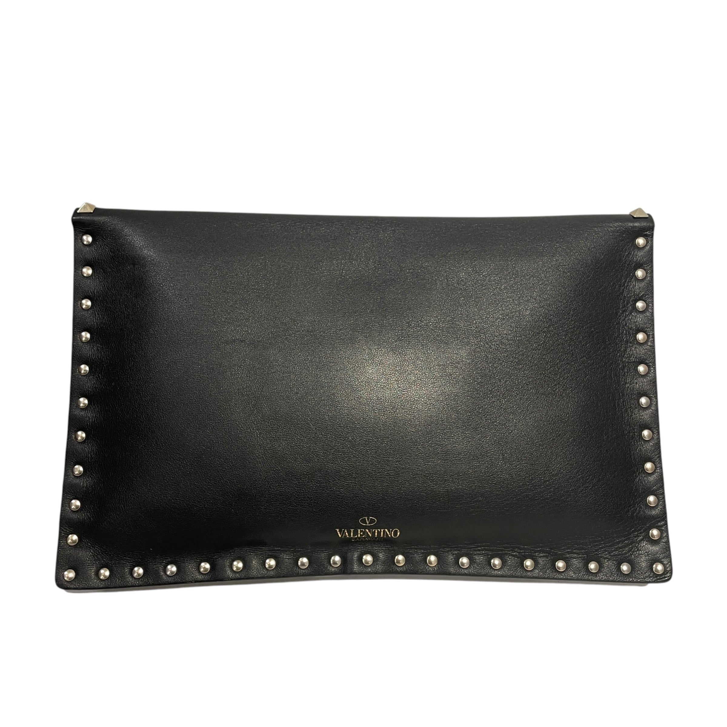 VALENTINO/Clutch Bag/Leather/BLK/KQBRQ9W view 1