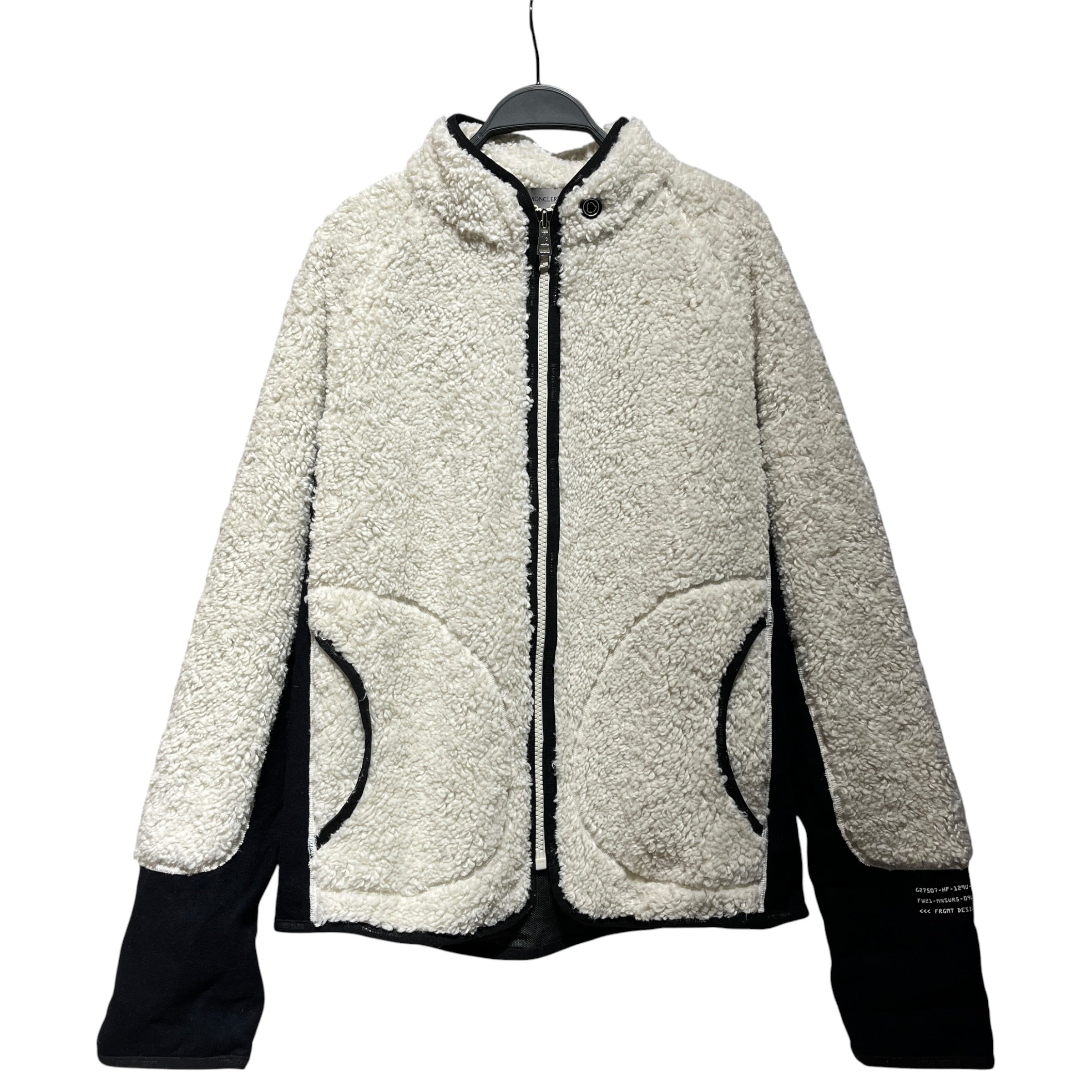 MONCLER/Fleece Jkt/XL/Fake Fur/WHT/ view 1