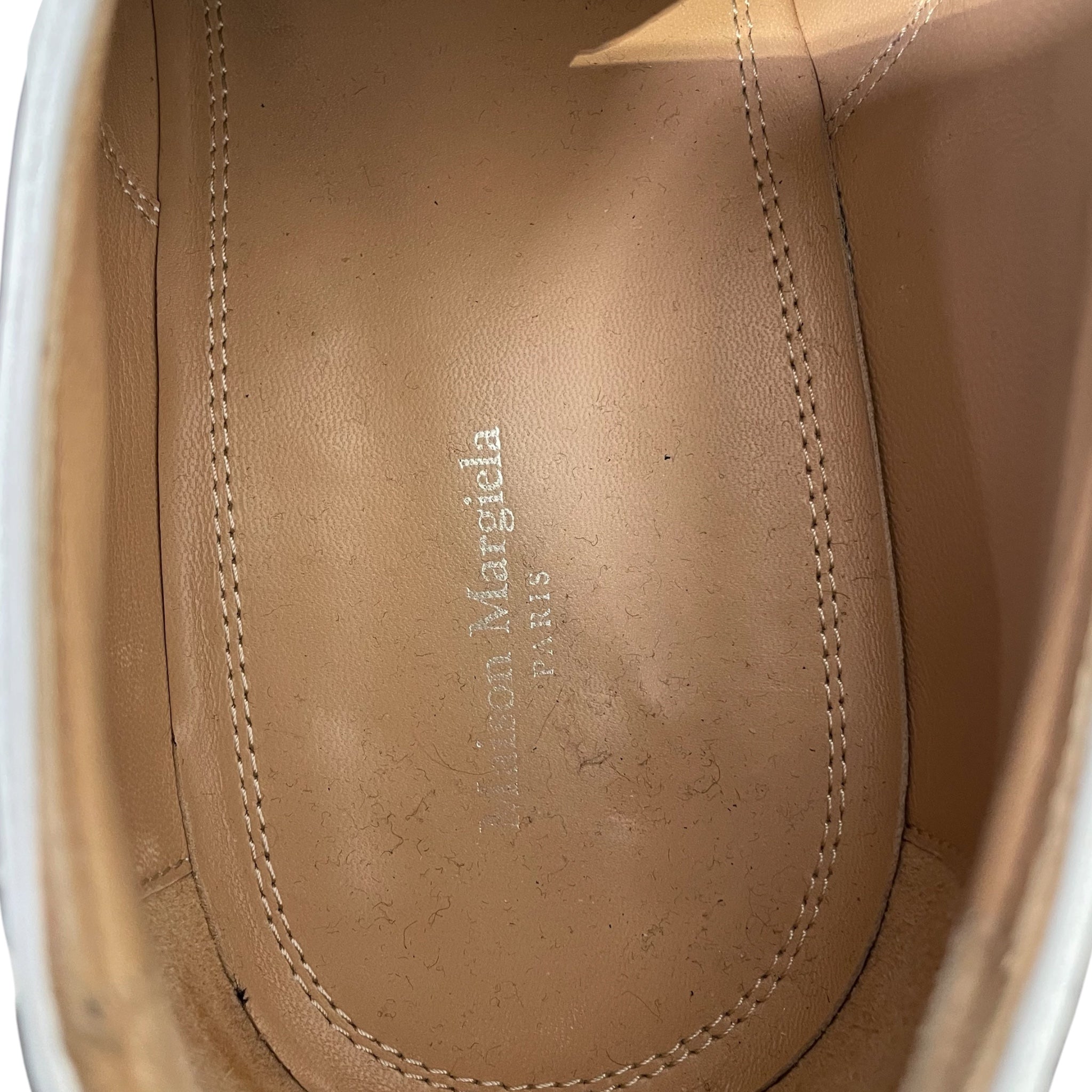 Maison Margiela/Dress Shoes/EU 45/Leather/WHT/LACE UP TABI DERBY view 3