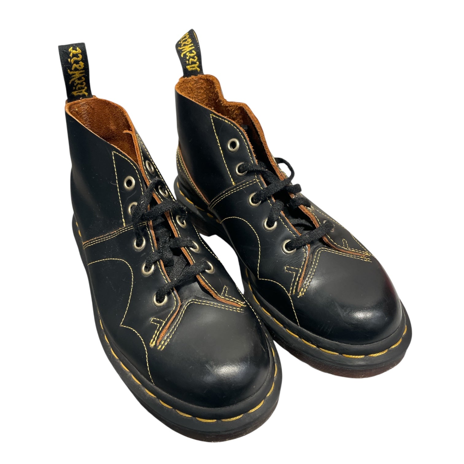 Dr.Martens/Lace Up Boots/US 5/Leather/BLK/AW004CK090/VINTAGE MONKEY BOOT view 1