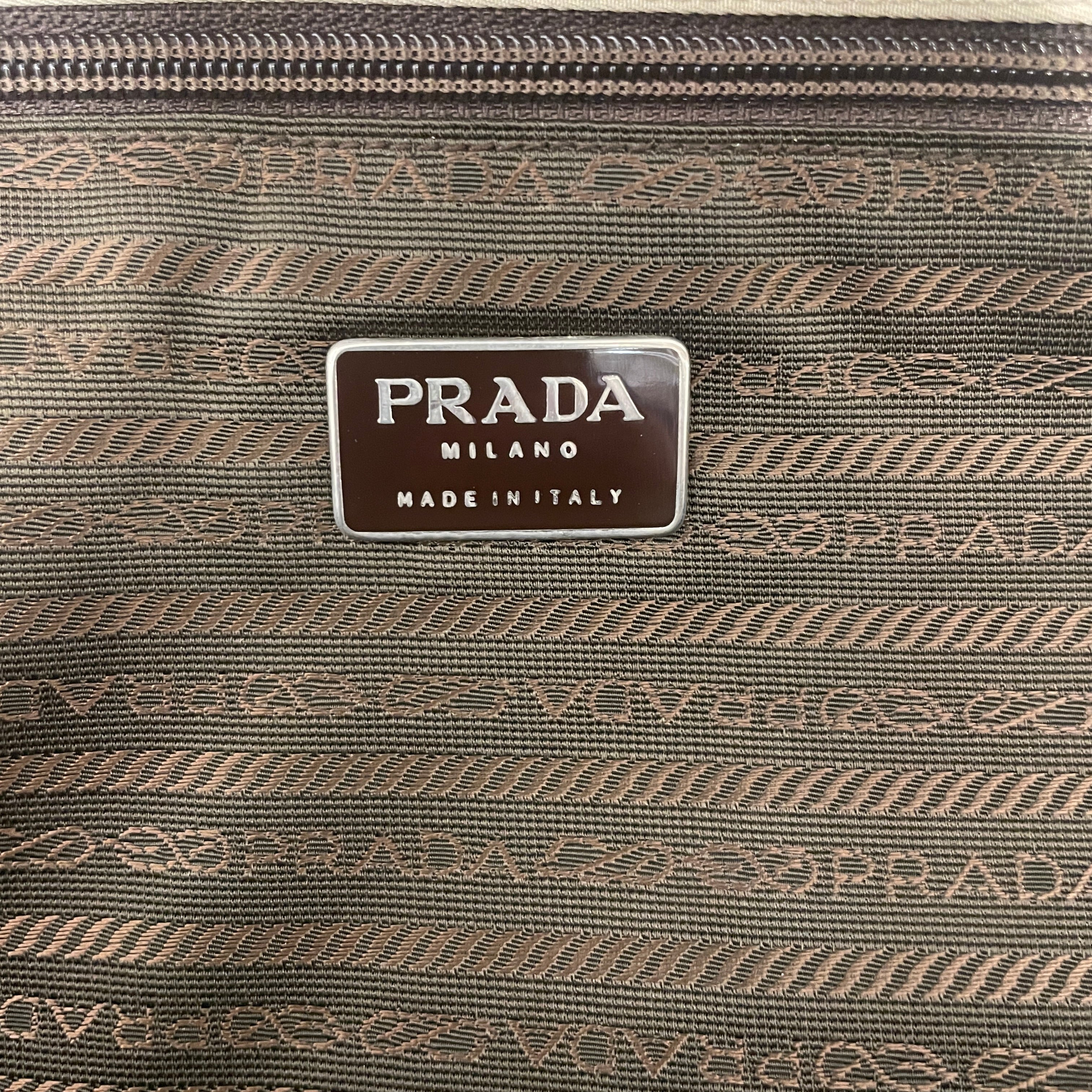 PRADA/Hand Bag/Nylon/KHK/TESSUTO NYLON BAG view 3