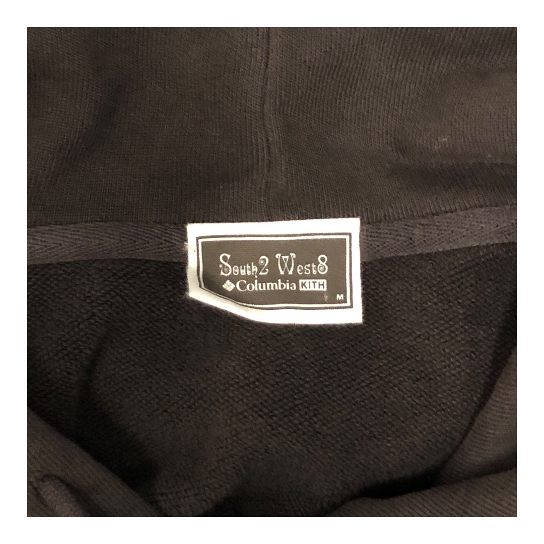 KITH/South2 West8(S2W8)/Columbia/Hoodie/M/All Over Print/Cotton/BLK/STAG KITH COLUMBIA LOGO view 3