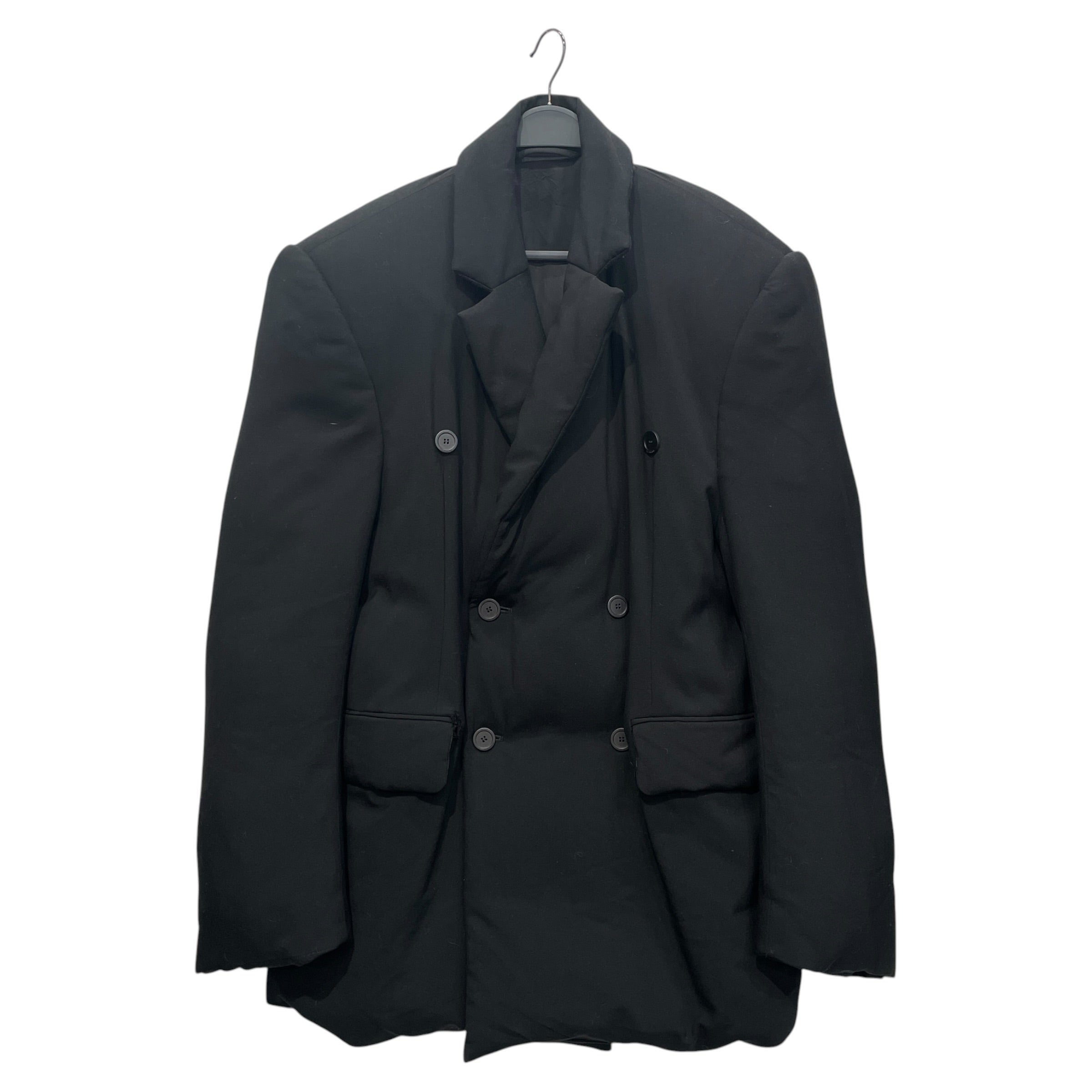BALENCIAGA/Jacket/1/Wool/BLK/AW2024 PADDED SHOULDER BLAZER view 1